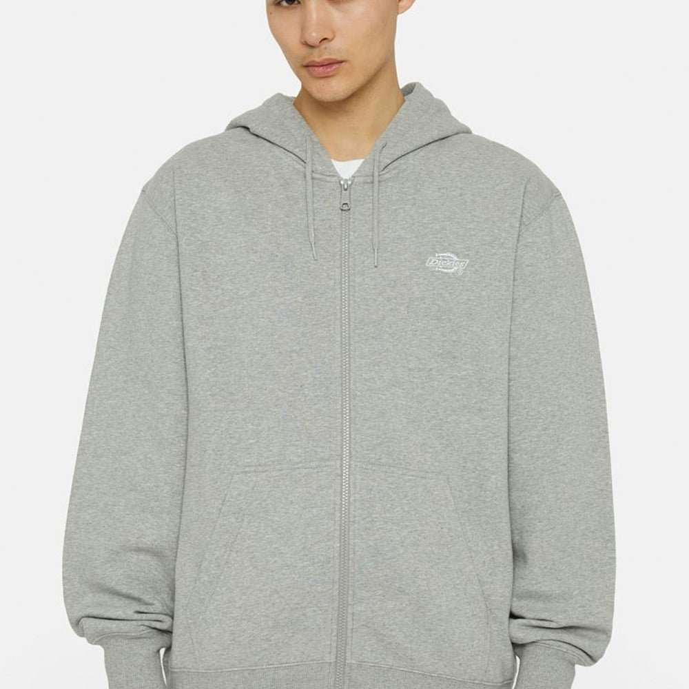 PUKAS-SURF-SHOP-HOODIE-DICKIES-SUMMERDALE-FULL-ZIP-GREY-MELANGE