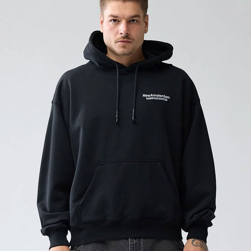 PUKAS-SURF-SHOP-HOODIE-MAN-NEW-AMSTERDAM-WEATHER-ICON-BLACK