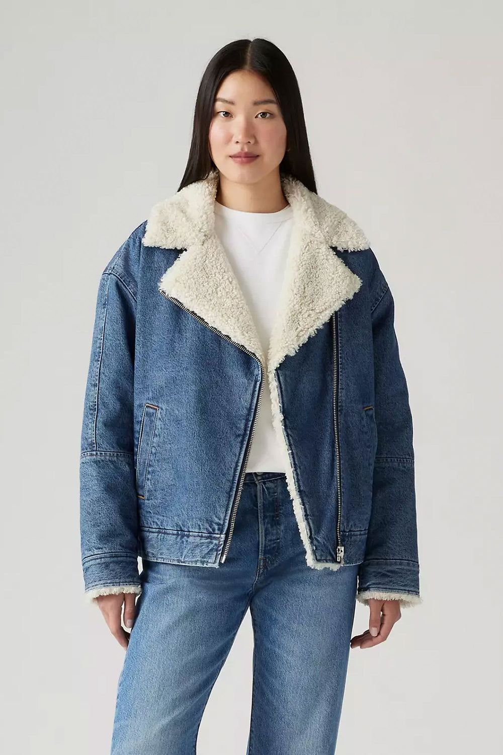 PUKAS-SURF-SHOP-JACKET-LEVIS-SHERPA-FLIGHT-BLUE