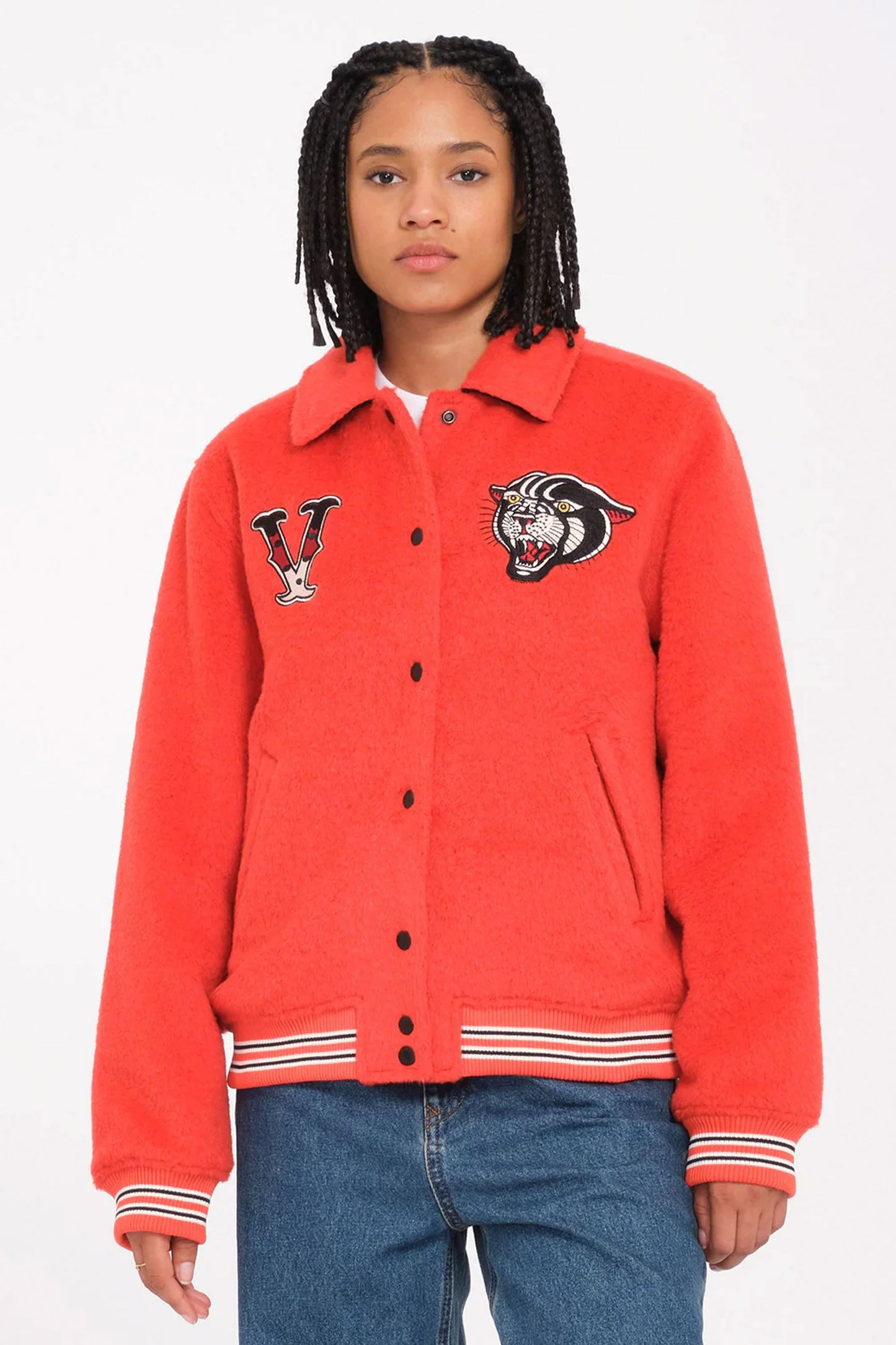 PUKAS-SURF-SHOP-JACKET-VOLCOM-SICKSTONE-BRIGHT-RED