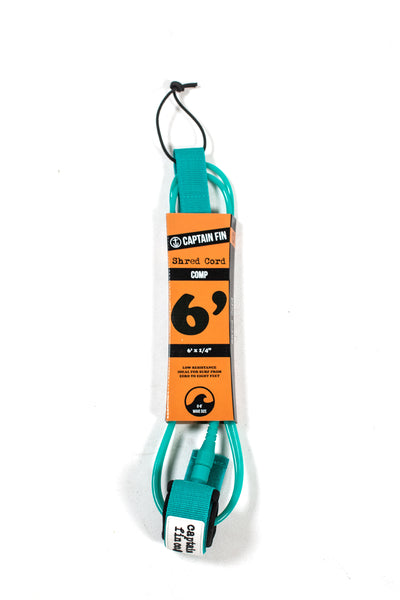 CAPTAIN FIN - CF LEASH SHRED CORD 6 COMP - Teal – PUKAS SURF SHOP