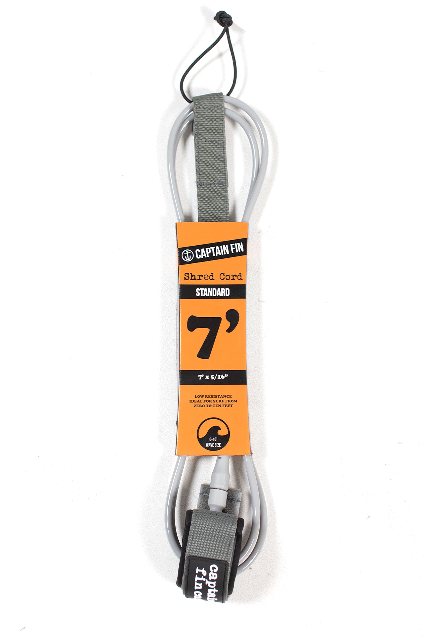 CAPTAIN FIN - CF LEASH SHRED CORD 7 STANDARD - Grey