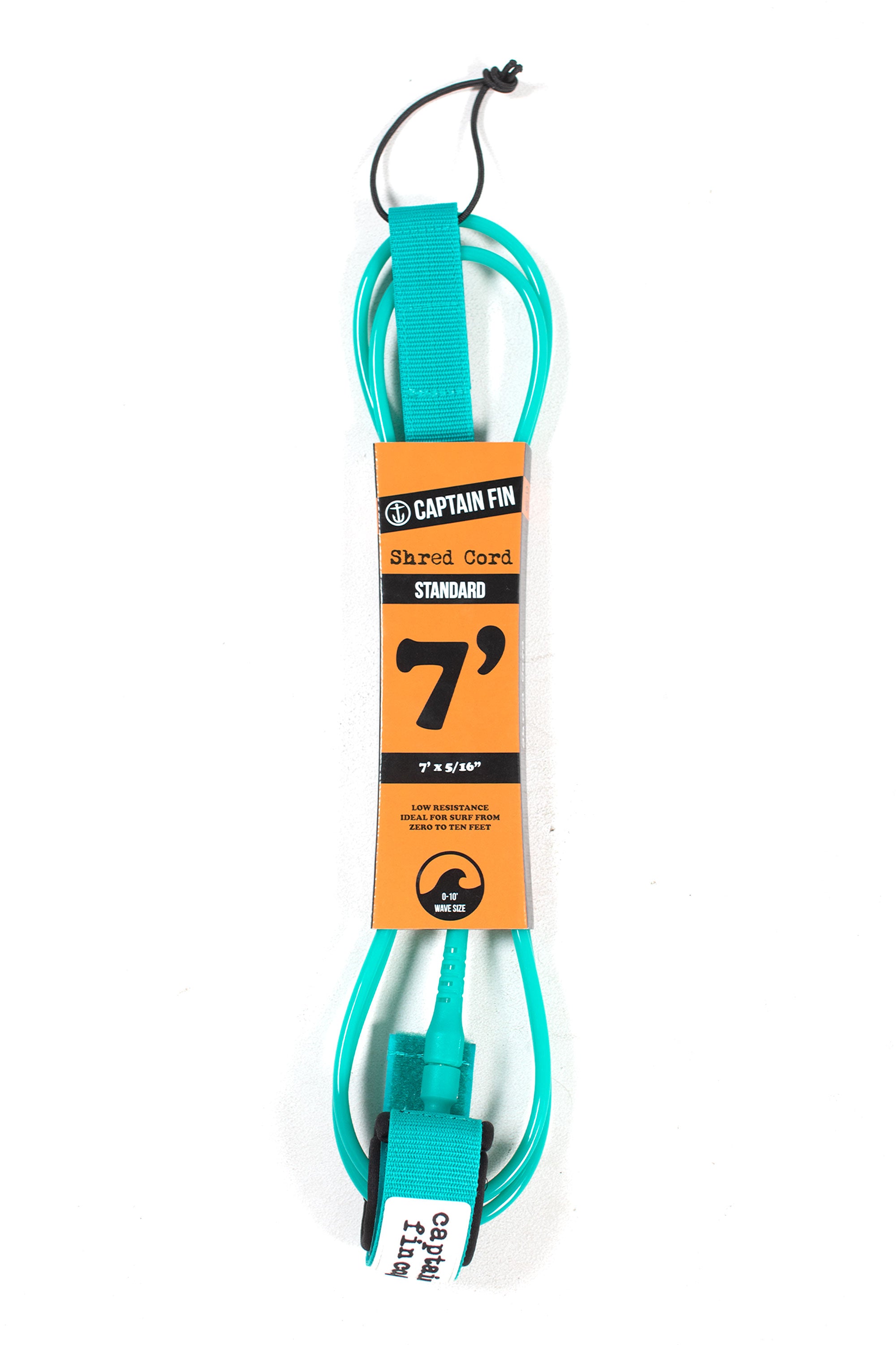 CAPTAIN FIN - CF LEASH SHRED CORD 7 STANDARD - Teal – PUKAS SURF SHOP