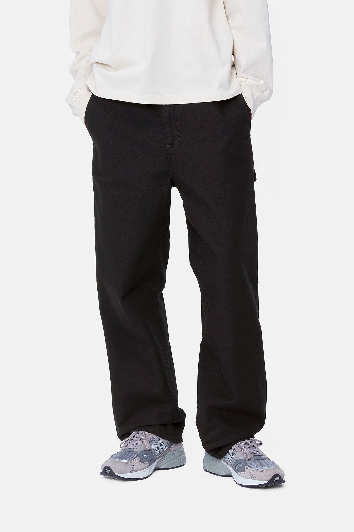 PUKAS-SURF-SHOP-PANT-CARHARTT-PIERCE-STRAIGT-RINSED-BLACK