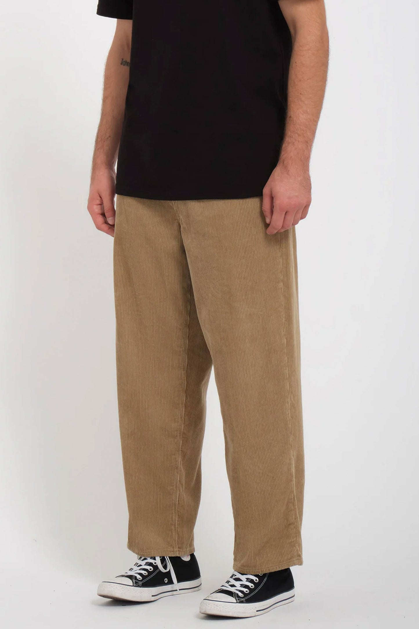 PUKAS-SURF-SHOP-PANT-VOLCOM-BILLOW-TAPERED-CORDUROY-KHAKI