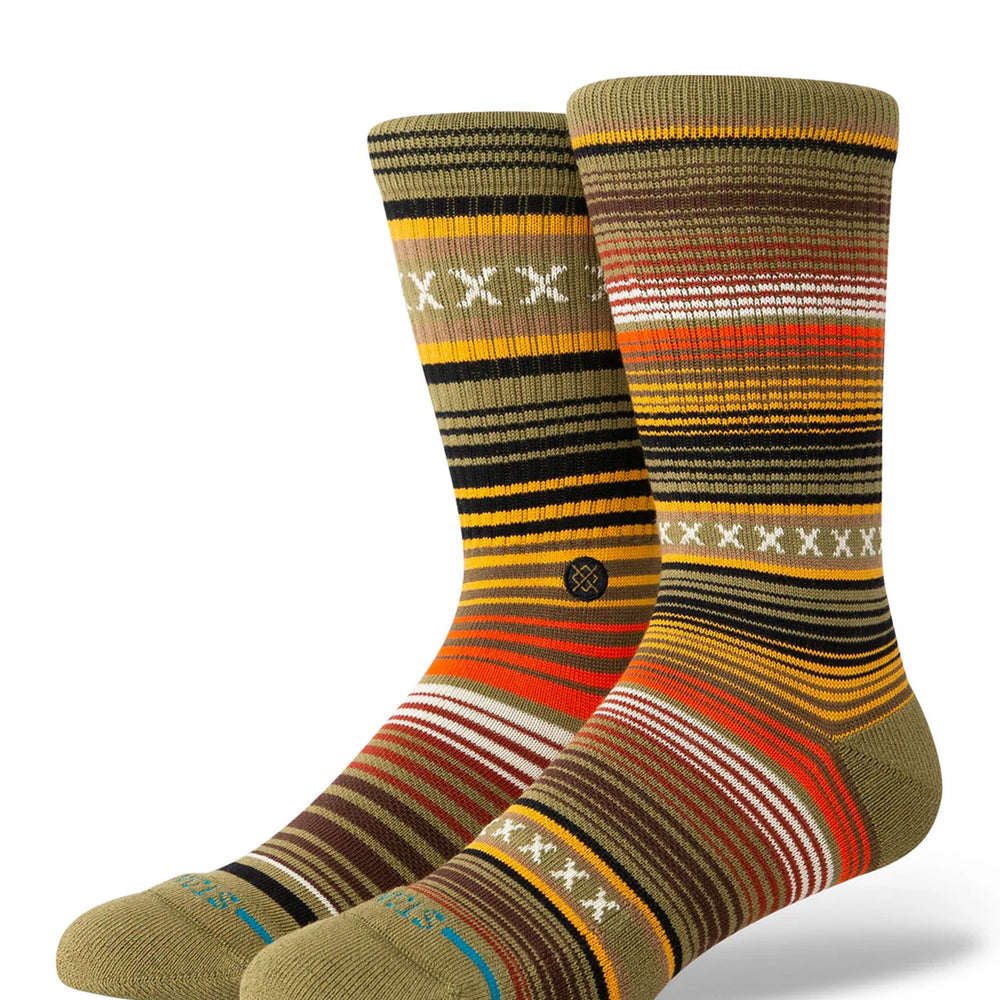 PUKAS-SURF-SHOP-SOCKS-STANCE-CURREN-CREW-CHIVE