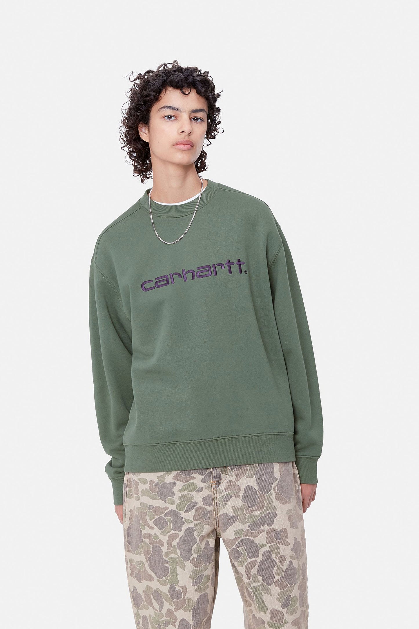 PUKAS-SURF-SHOP-SWEATER-CARHARTT-DUCK-GREEN