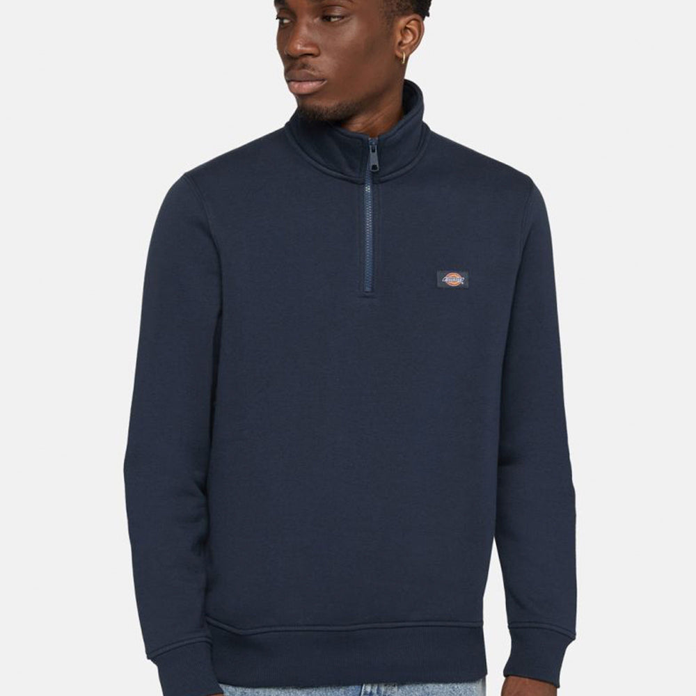 PUKAS-SURF-SHOP-SWEATER-DICKIES-OAKPORT-QUARTER-ZIP-NAVY