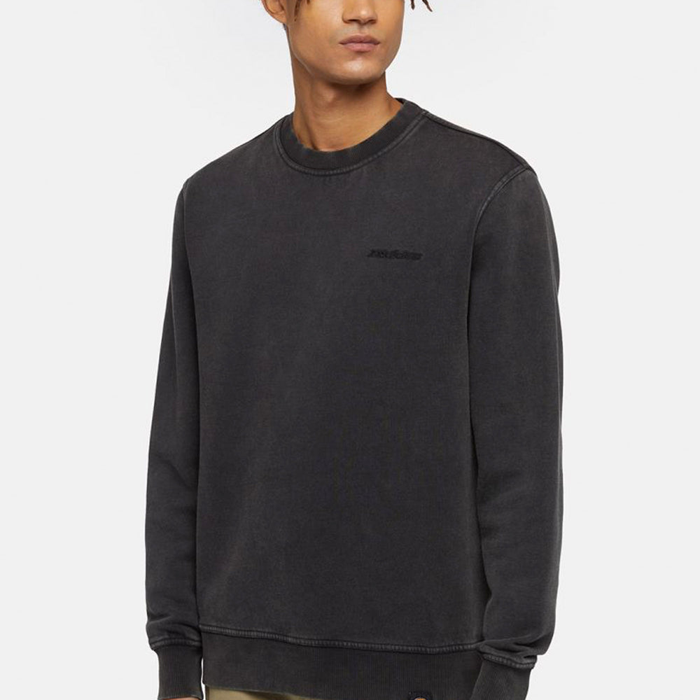 PUKAS-SURF-SHOP-SWEATSHIRT-DICKIES-PLENTYWOOD-WASHED-BLACK