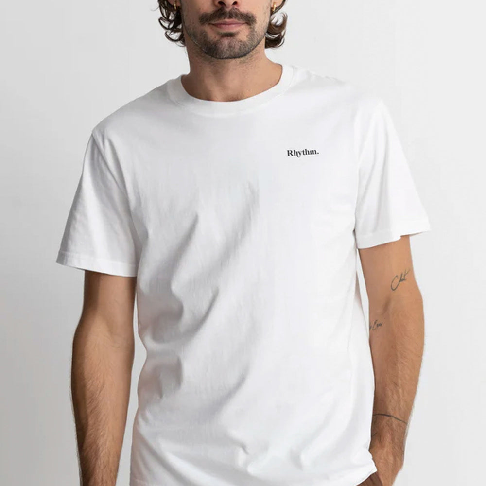 PUKAS-SURF-SHOP-TEE-MAN-RHYTHM-CLASSIC-BRAND-WHITE