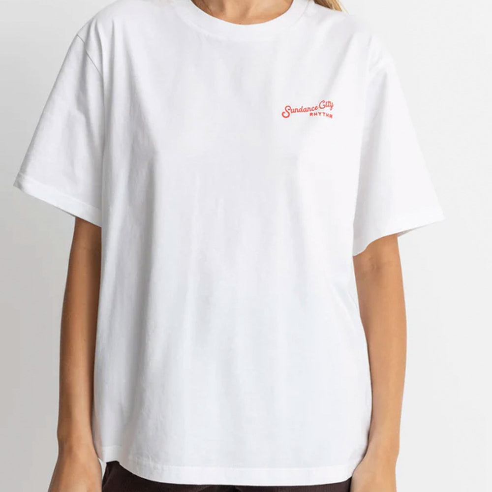 PUKAS-SURF-SHOP-TEE-WOMAN-RHYTHM-MOTEL-OVERSIZED-WHITE