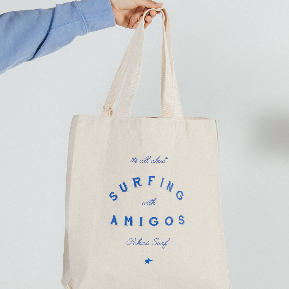 PUKAS-SURF-SHOP-TOTE-BAG-SURFING-THE-BASQUE-COUNTRY-SURFING-WITH-AMIGOS-BLUE