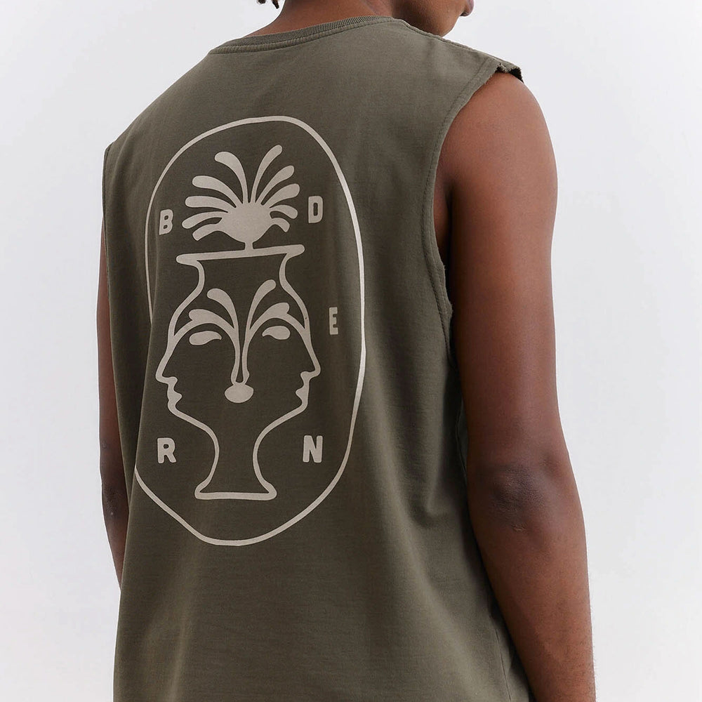 Puaks-Surf-Shop-Tee-Man-Birden-Regata-Heavy-Muscle-Visages-Green