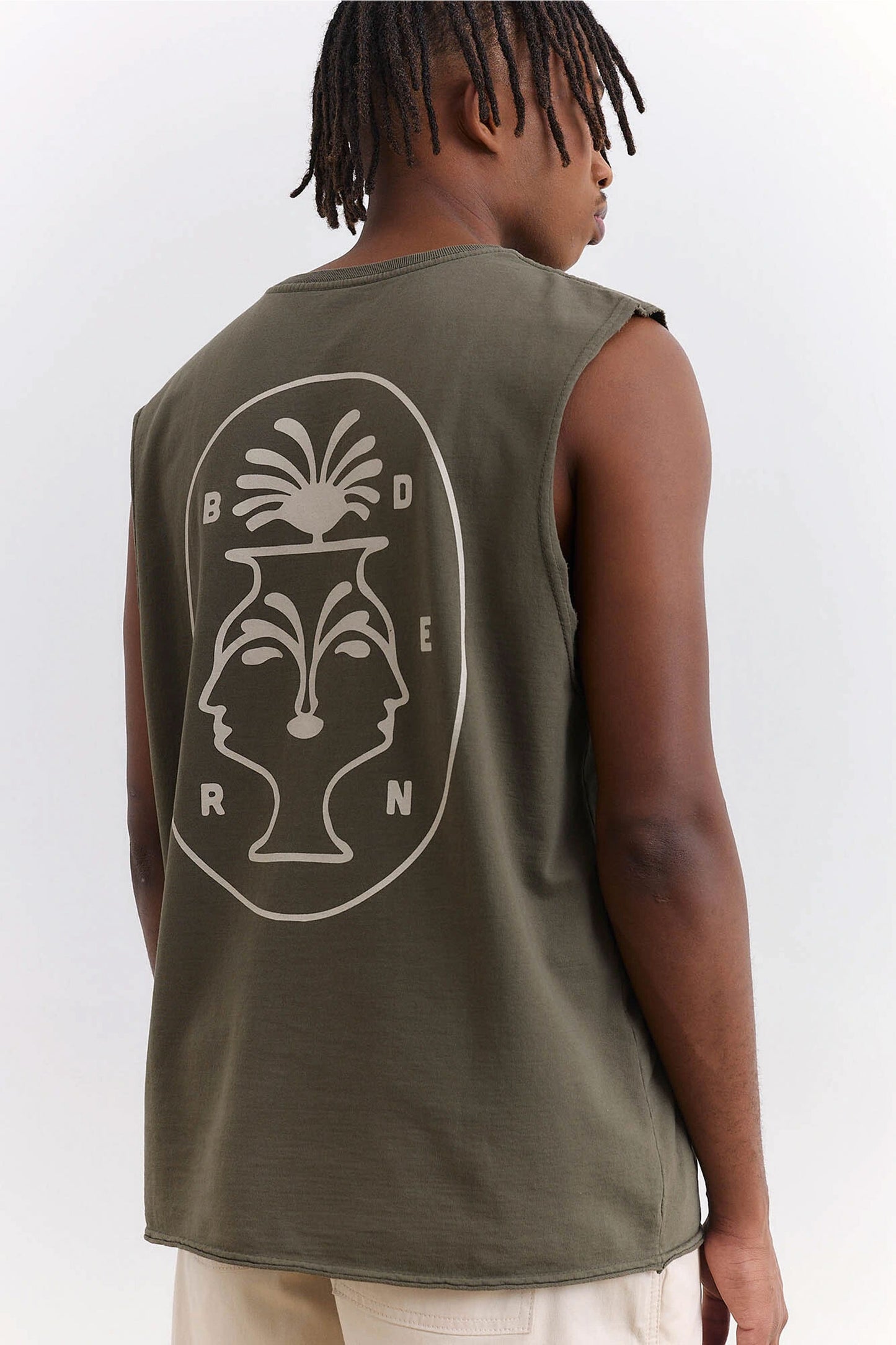 Puaks-Surf-Shop-Tee-Man-Birden-Regata-Heavy-Muscle-Visages-Green