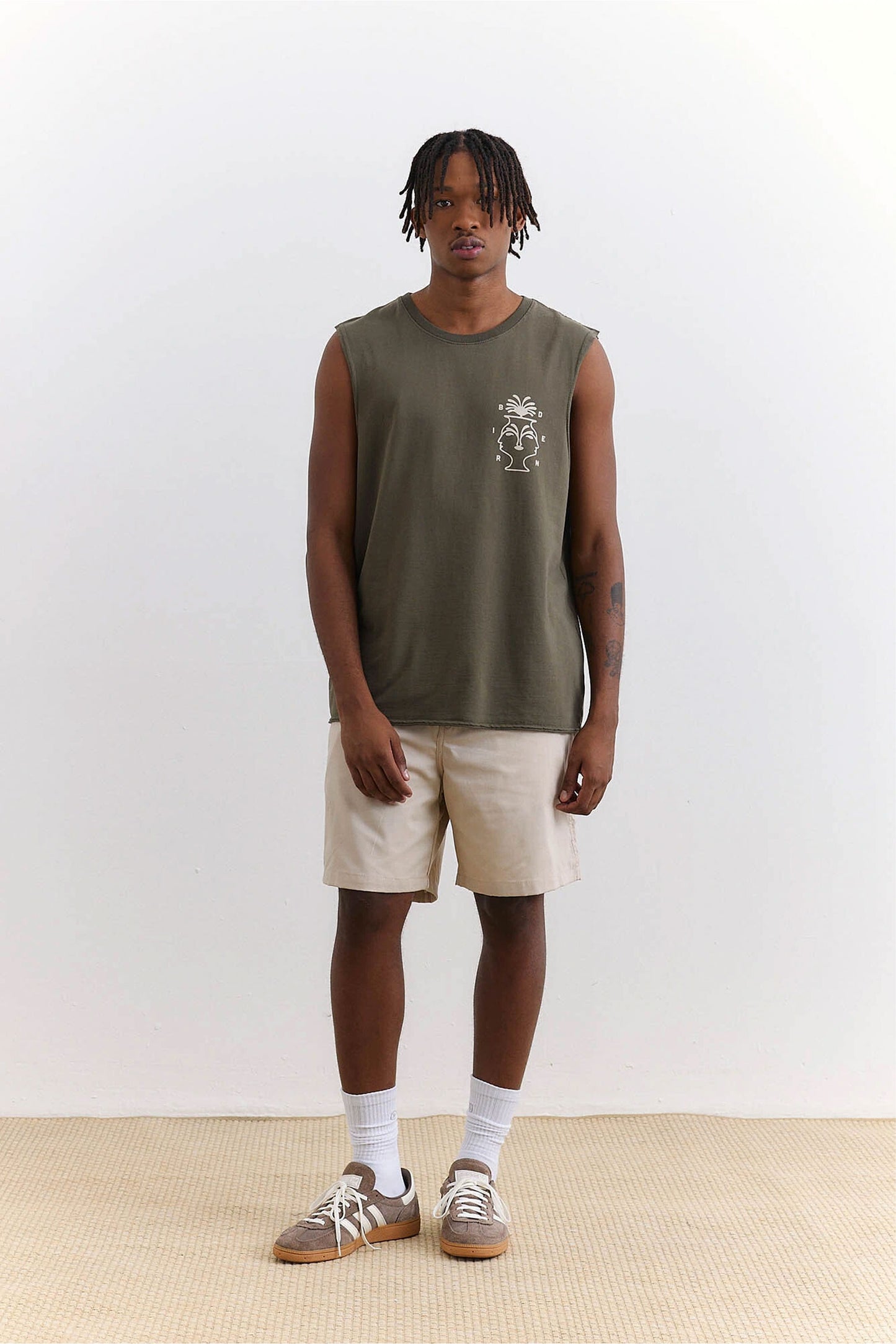 Puaks-Surf-Shop-Tee-Man-Birden-Regata-Heavy-Muscle-Visages-Green