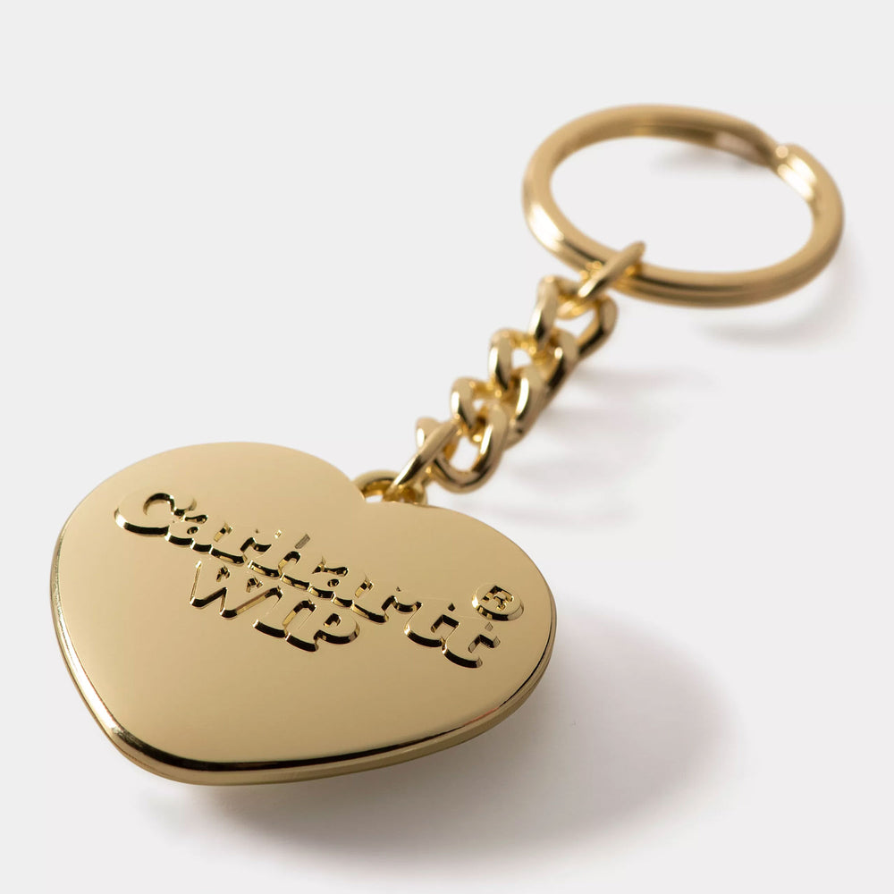 CARHARTT WIP - HEART KEYCHAIN - GOLD