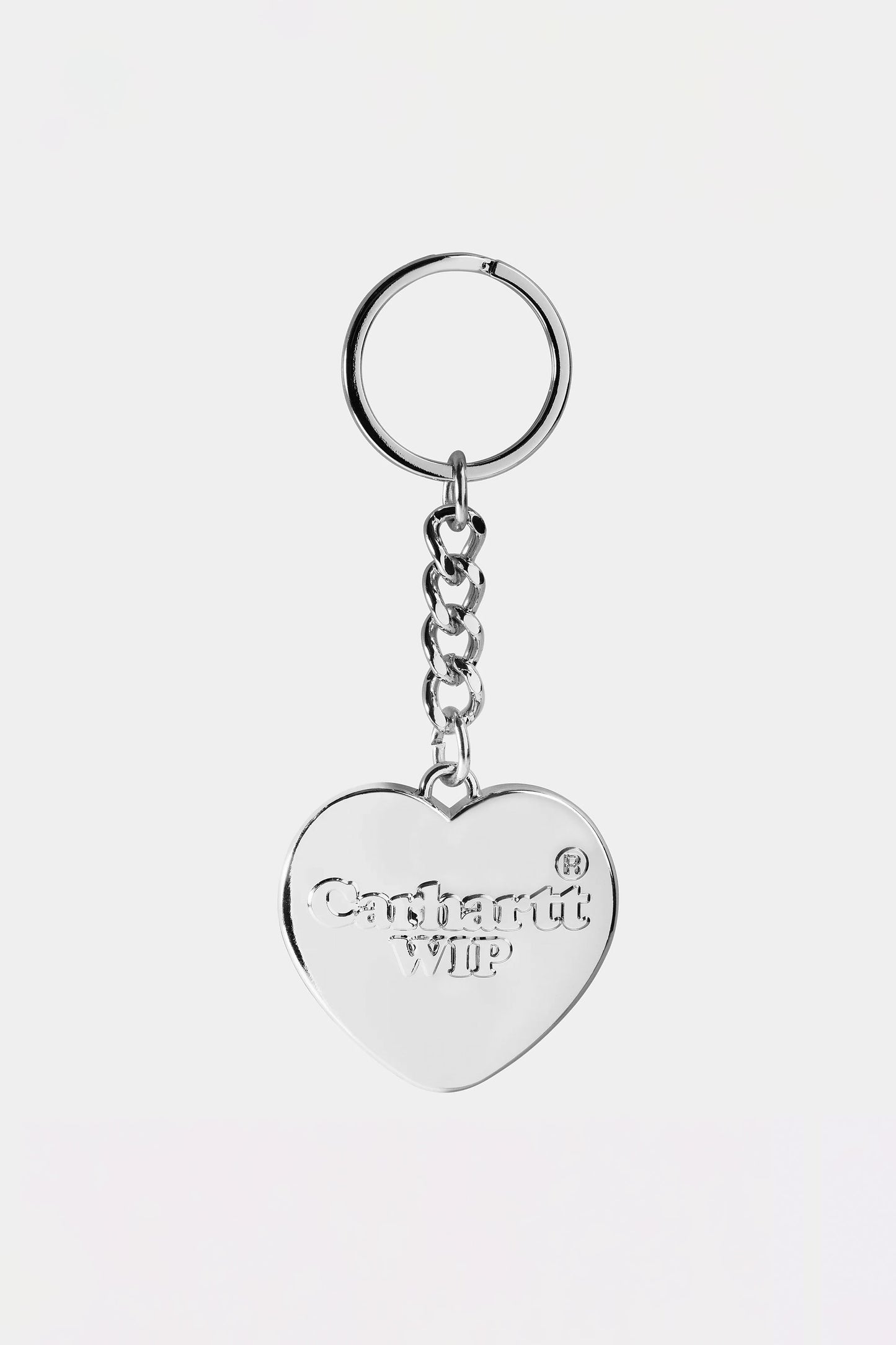 Pukas Surf Shop Accesories Carhartt Wip Heart Keychain Silver