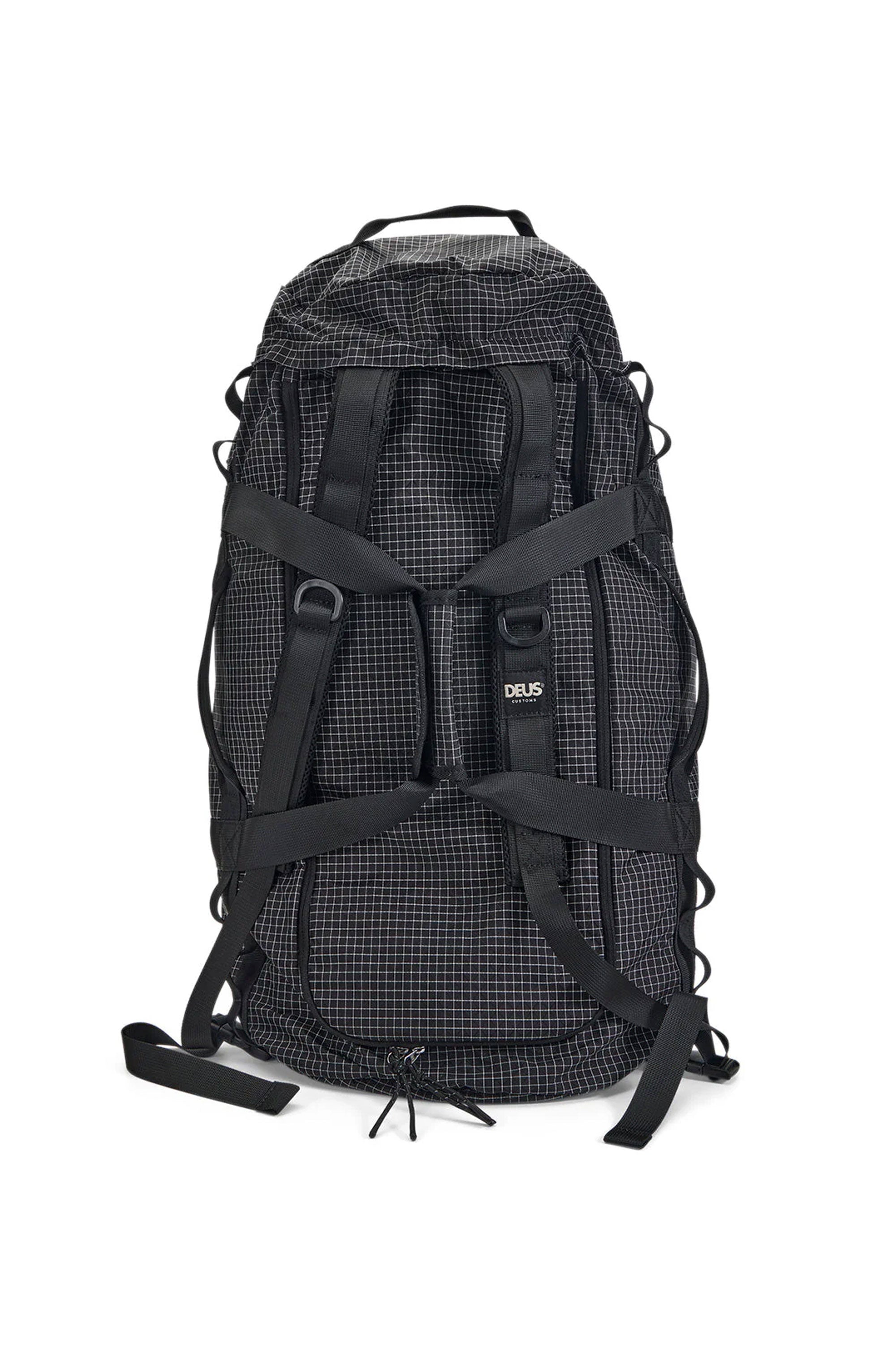 DEUS PEYTON DUFFLE BLACK | Shop at PUKAS SURF SHOP