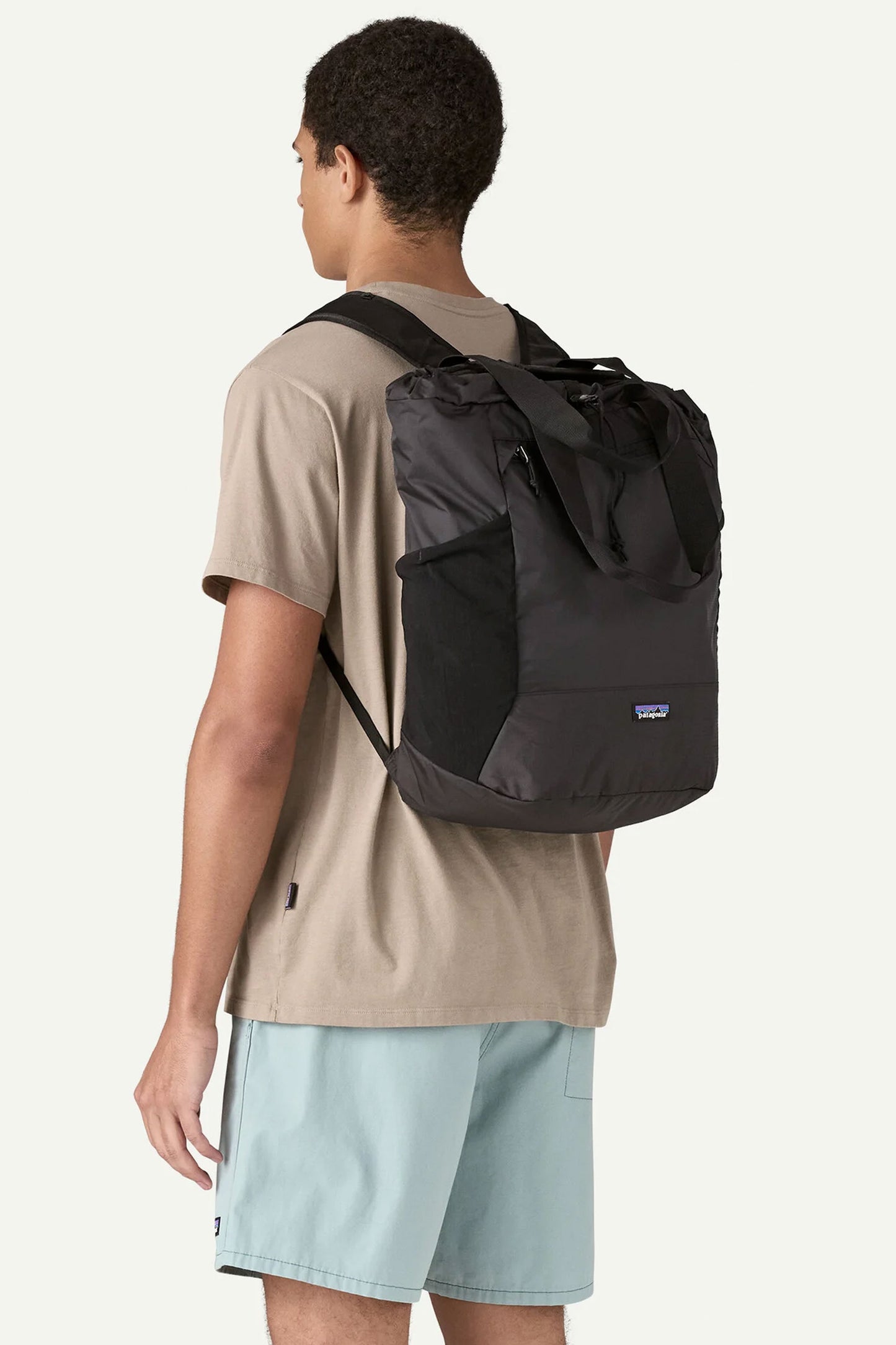 patagonia yerba 24l backpack black grey PATAGONIA - TERRAVIA TOTE PACK - 24L - BLACK