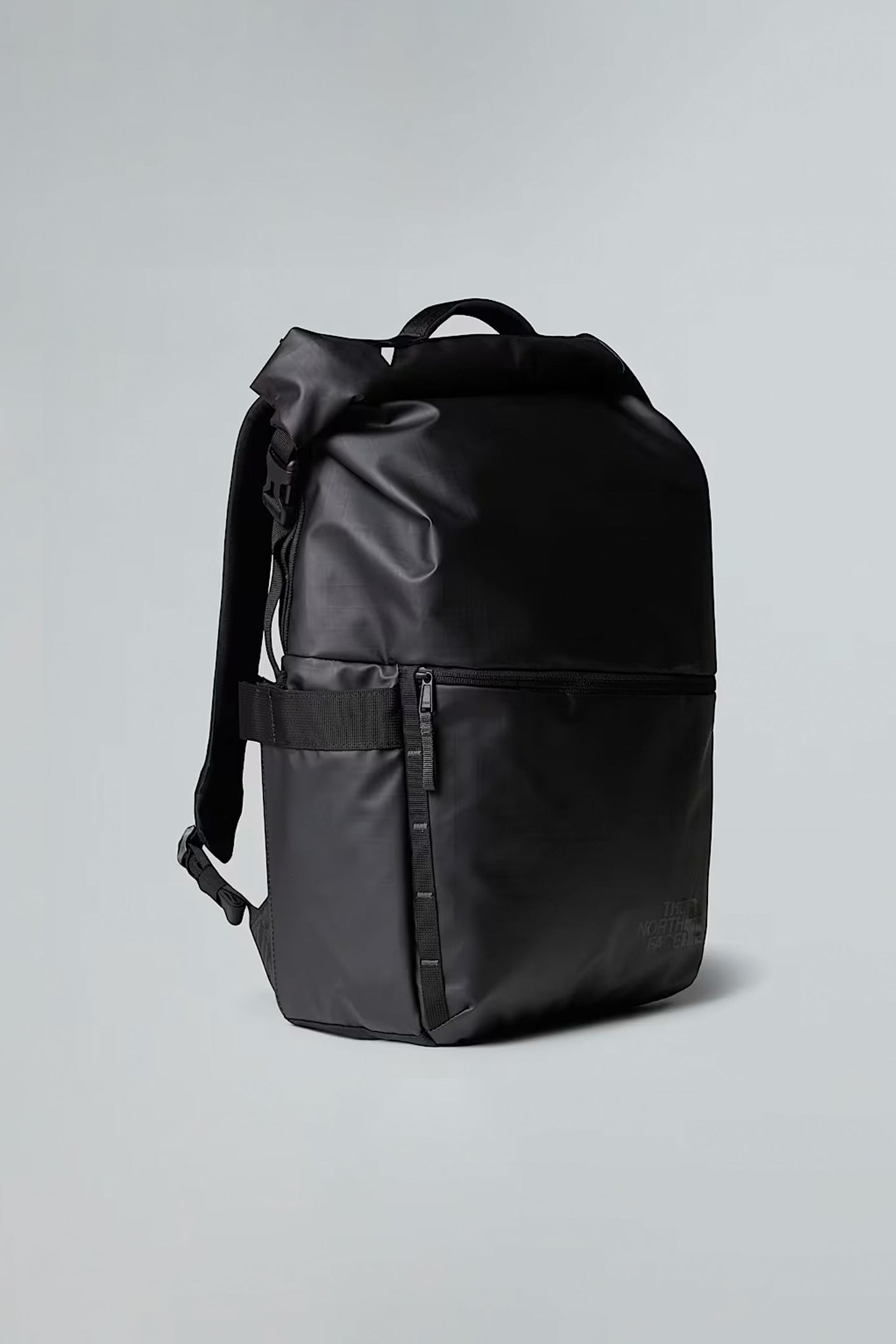 Pukas Surf Shop The North Face Base Camp Voyager Rolltop Backpack in TNF Black