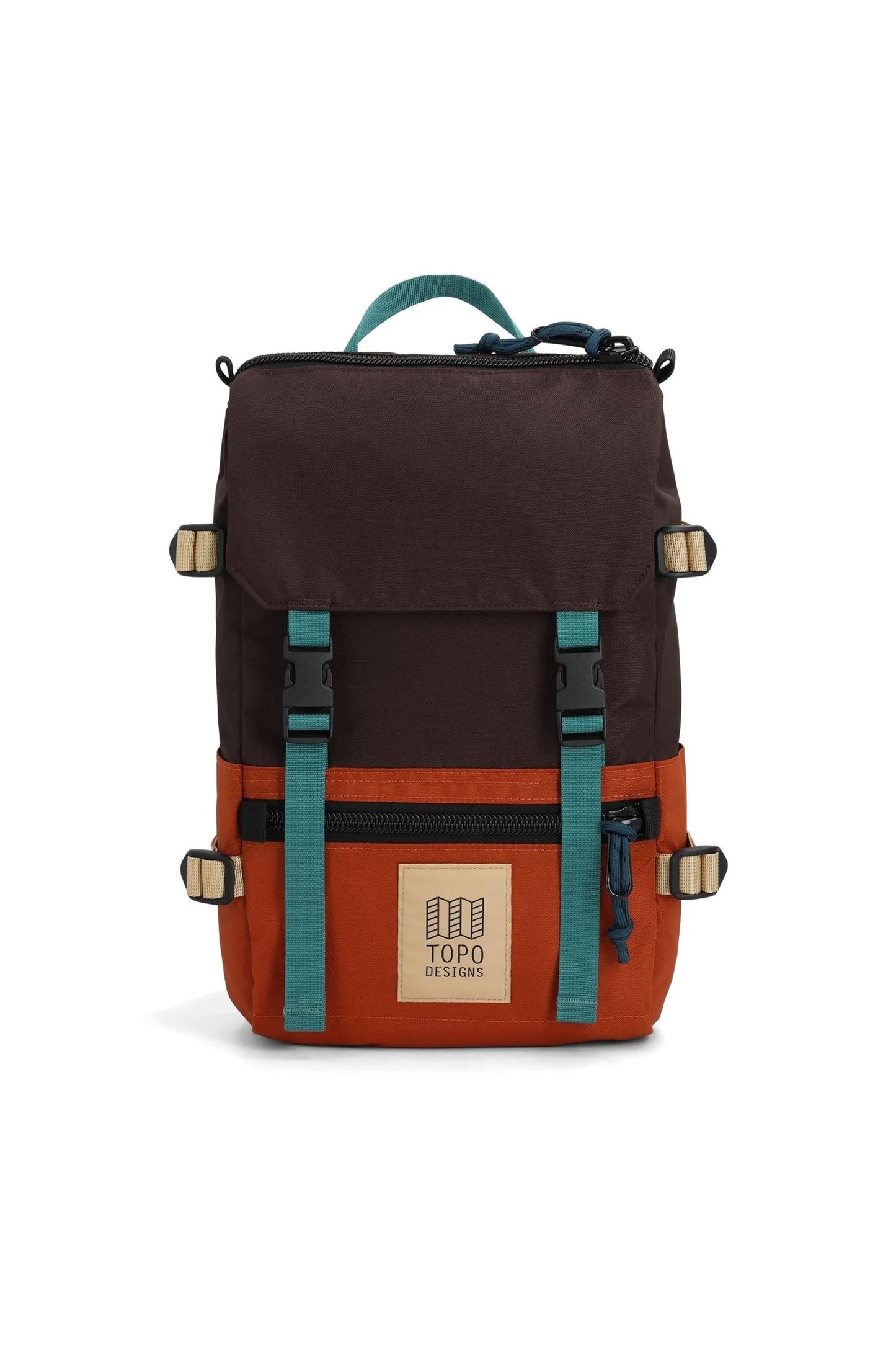 Pukas Surf Shop Topo Designs Rover Pack Mini backpack in Clay Chocolate