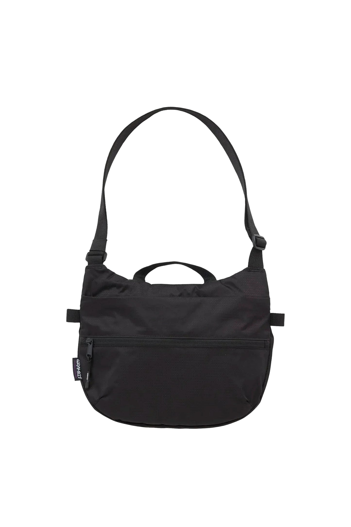 Gramicci Field Sacoche in Black - Compact Crossbody Bag with Three Compartments