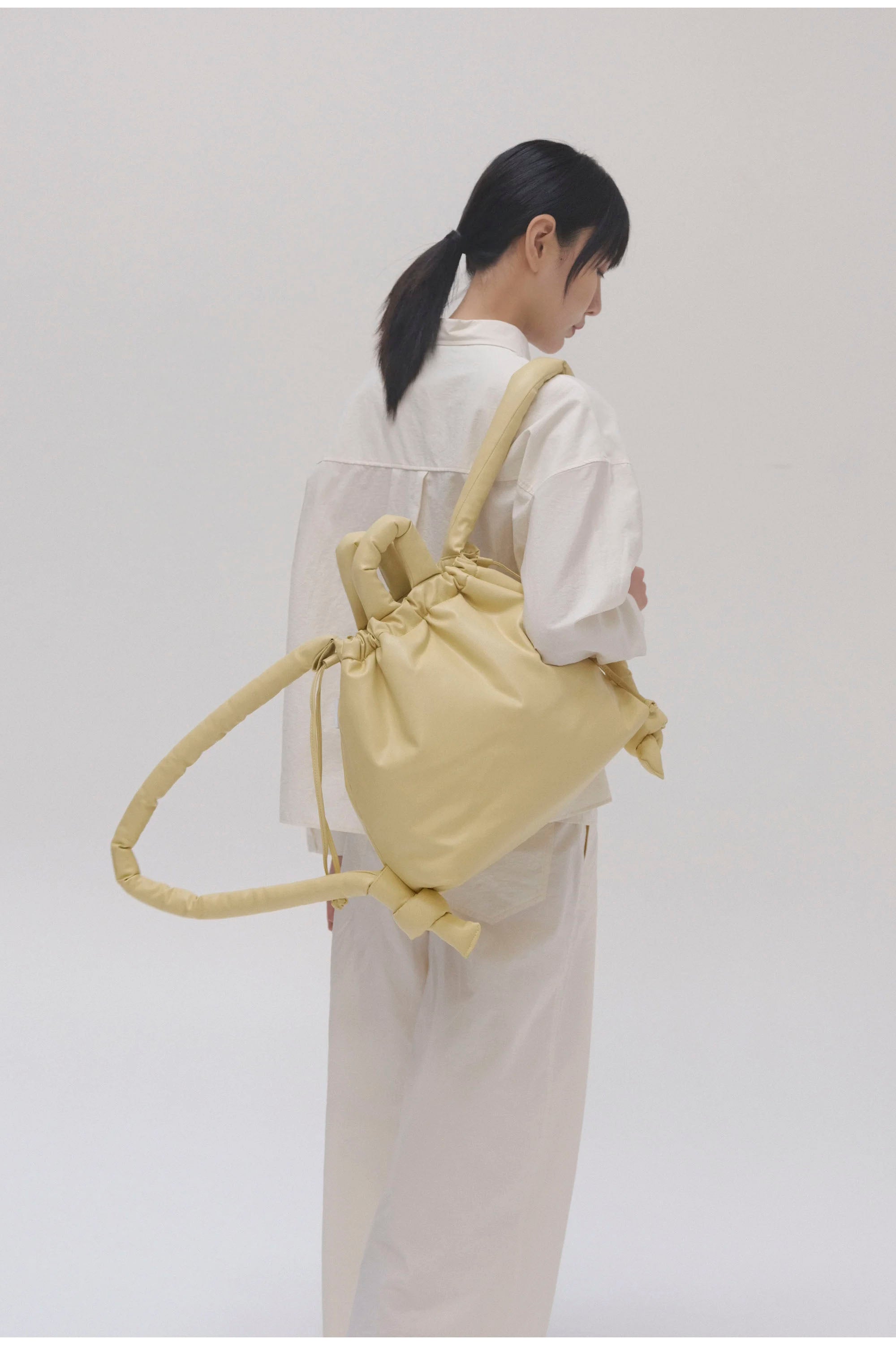 ÖLEND Ona Vegan Leather Butter Yellow Bag | Shop at PUKAS SURF SHOP