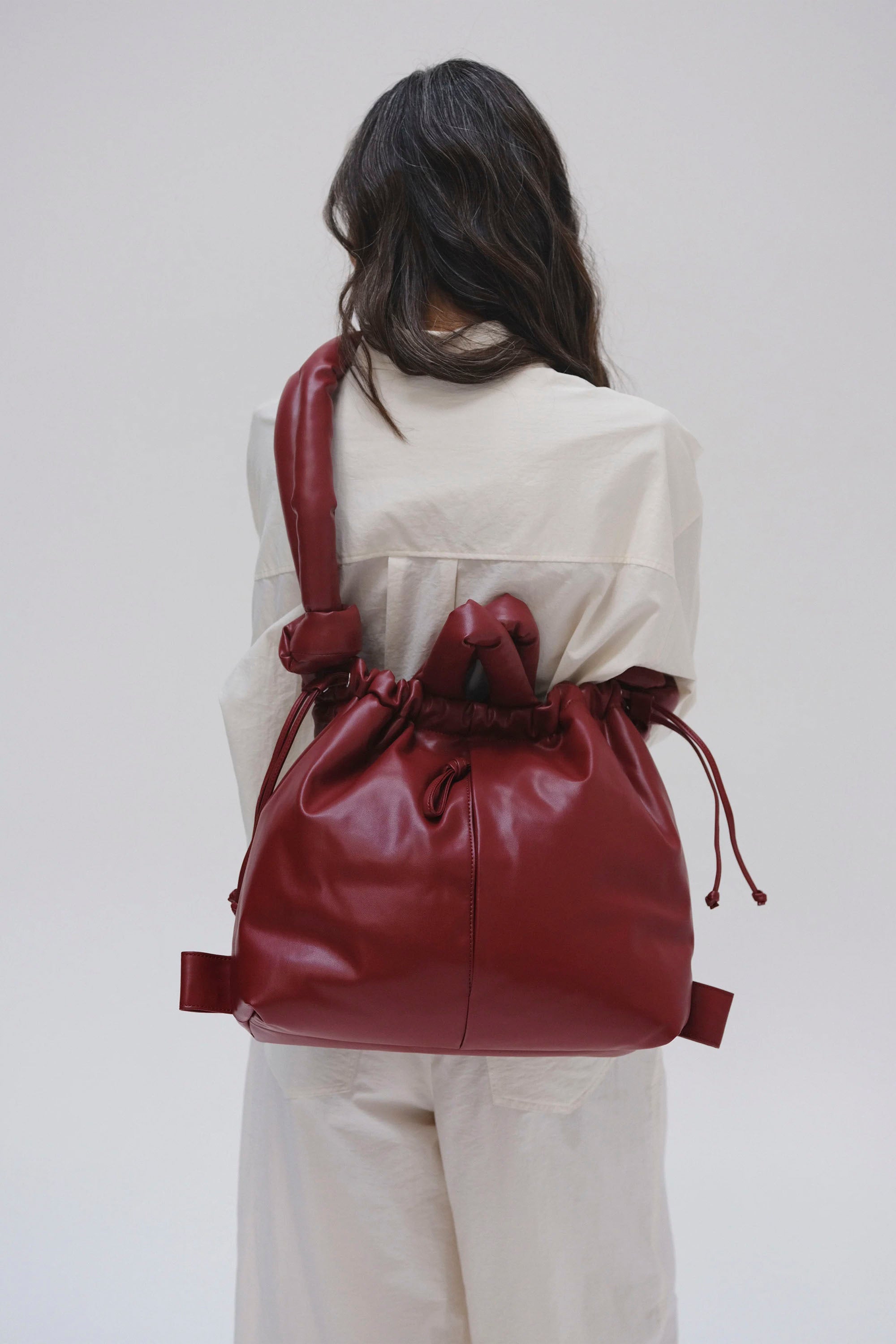 ÖLEND Ona Vegan Leather Cherry Red Bag | Shop at PUKAS SURF SHOP