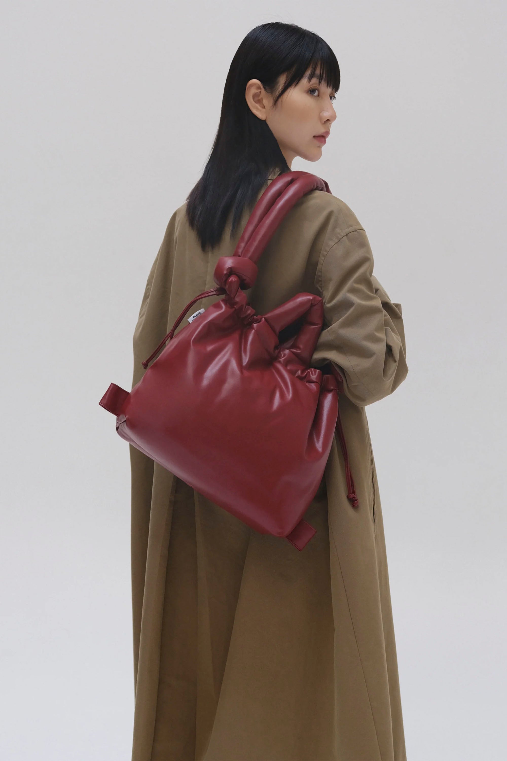 ÖLEND Ona Vegan Leather Cherry Red Bag | Shop at PUKAS SURF SHOP