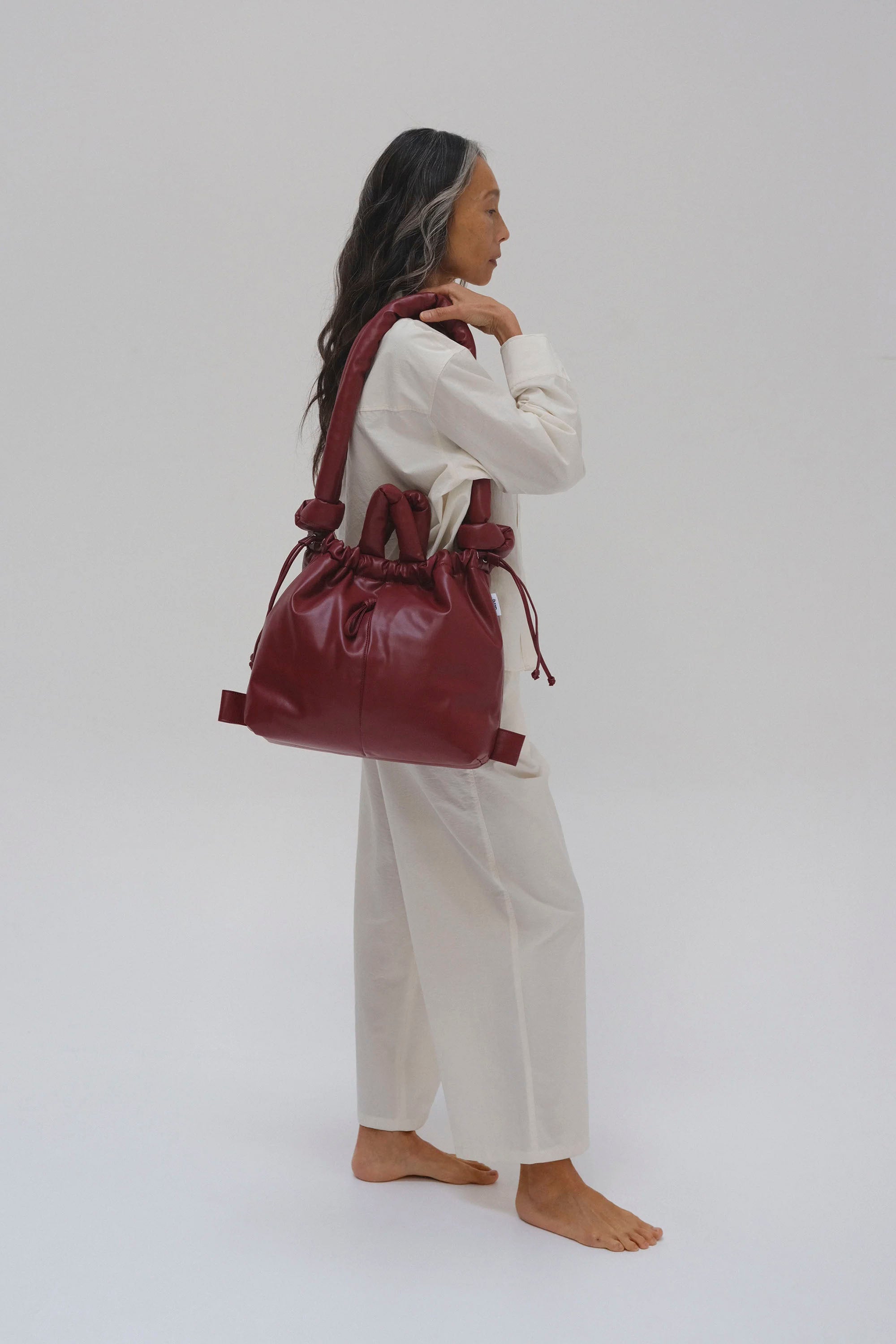 ÖLEND Ona Vegan Leather Cherry Red Bag | Shop at PUKAS SURF SHOP