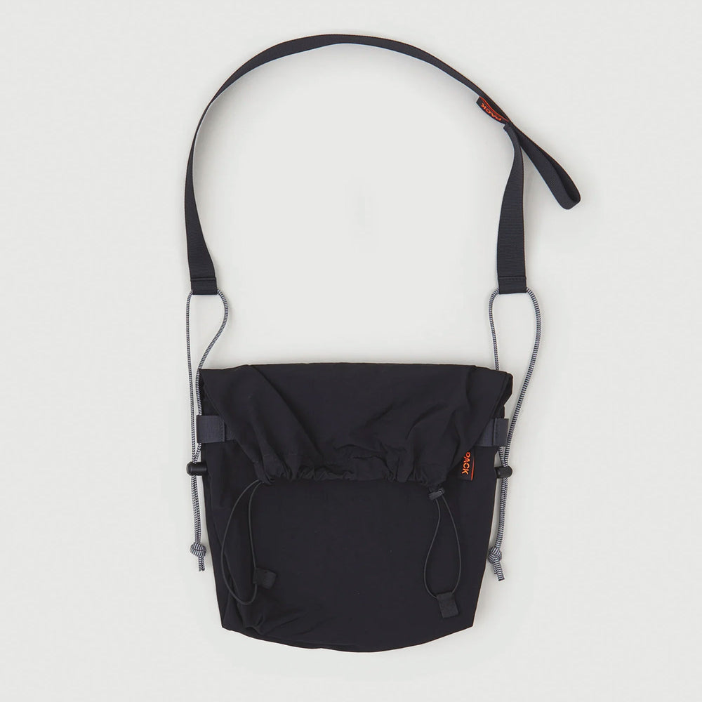 PACK BAGS - DRAWSTRING SLING - LEAD BLACK