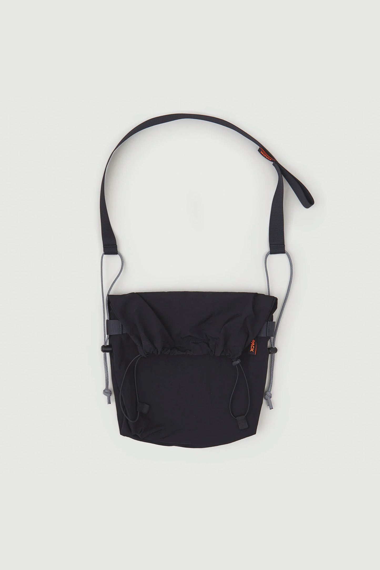 PACK BAGS - DRAWSTRING SLING - LEAD BLACK