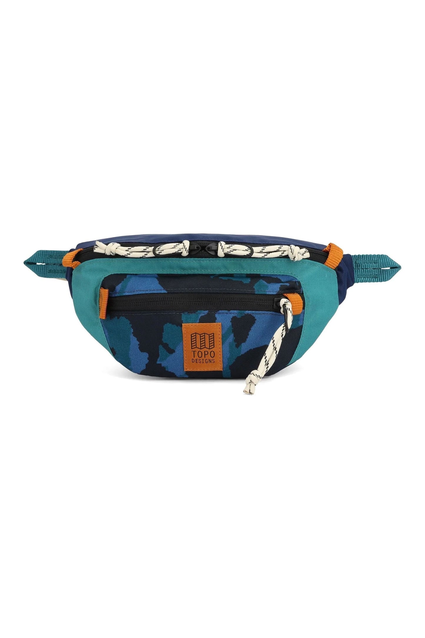 Pukas Surf Shop Topo Designs waist pack in Black Tectonic