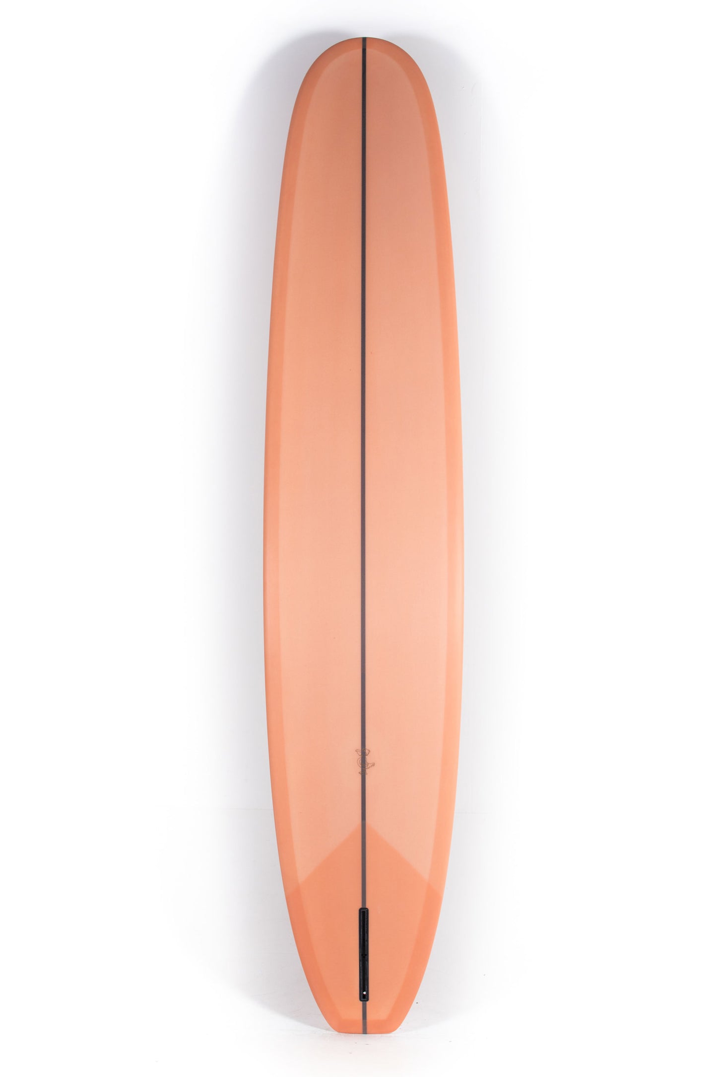 Salmon colored Barrett Miller Longboard Kimbo size 9'8" at Pukas Surf Shop - 2