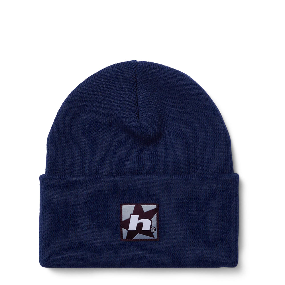 Pukas-Surf-Shop-Beanie-Man-Huf-Box-Logo-Navy