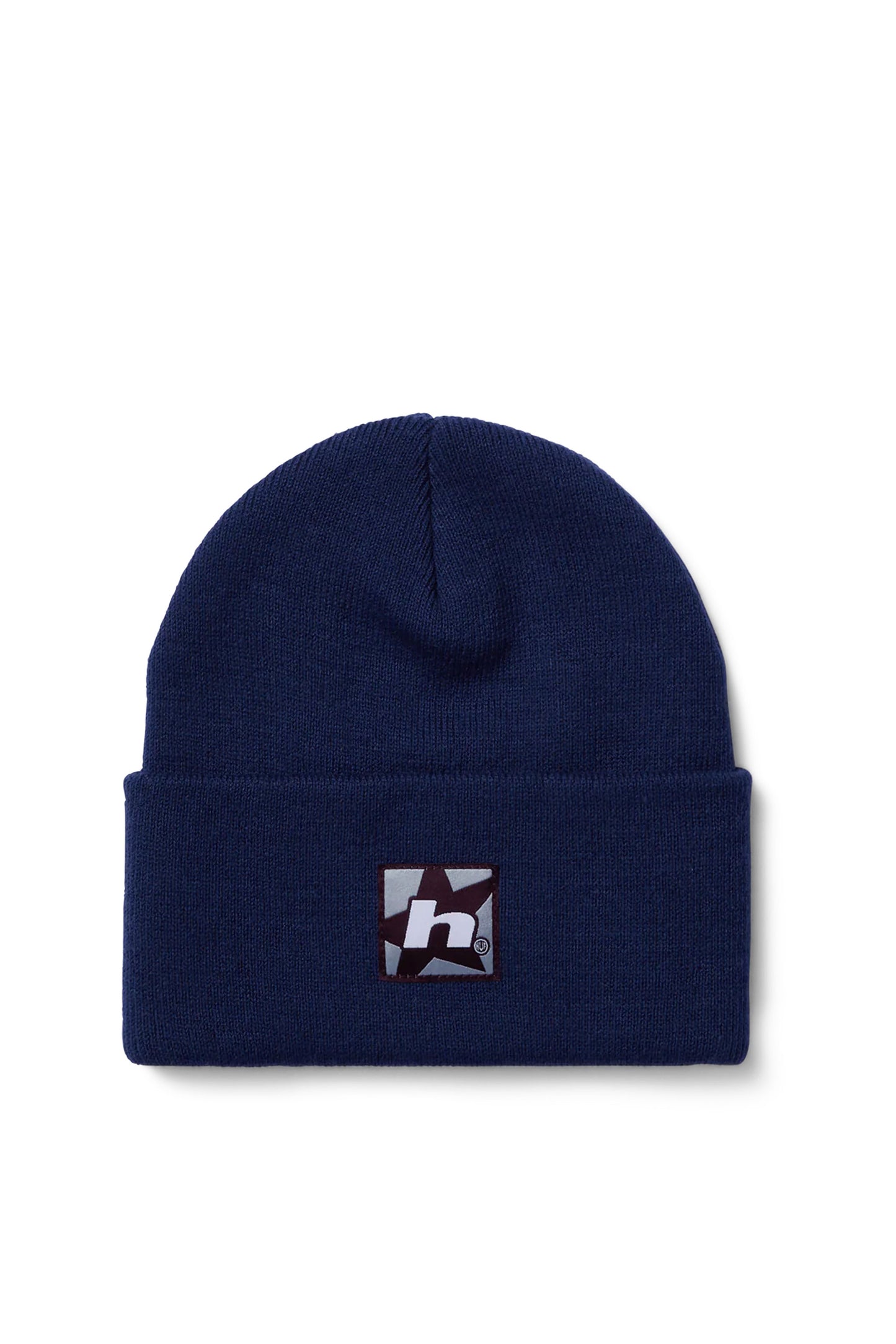 Pukas-Surf-Shop-Beanie-Man-Huf-Box-Logo-Navy