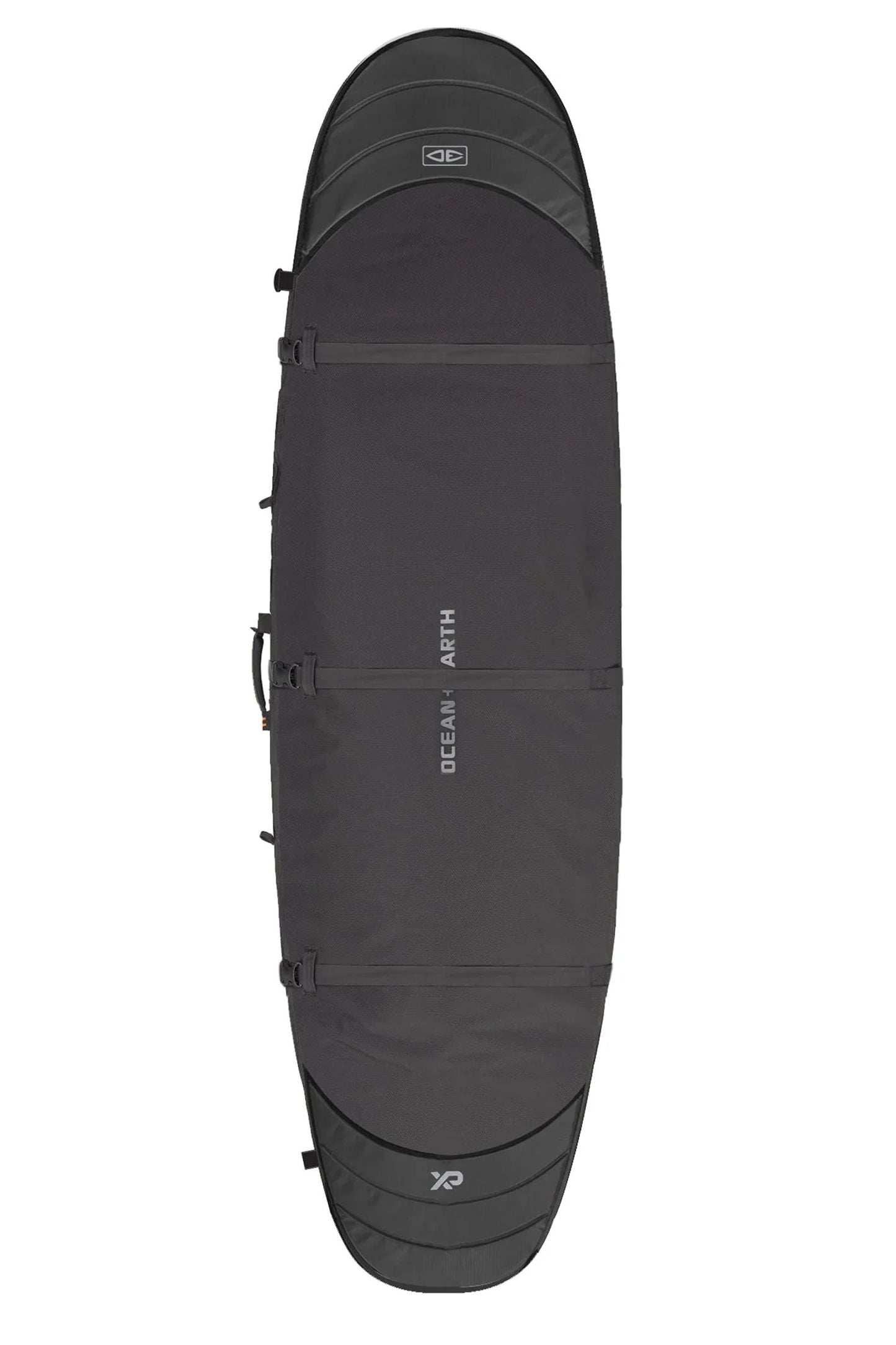 Hypa Longboard Travel Cover full front view in black