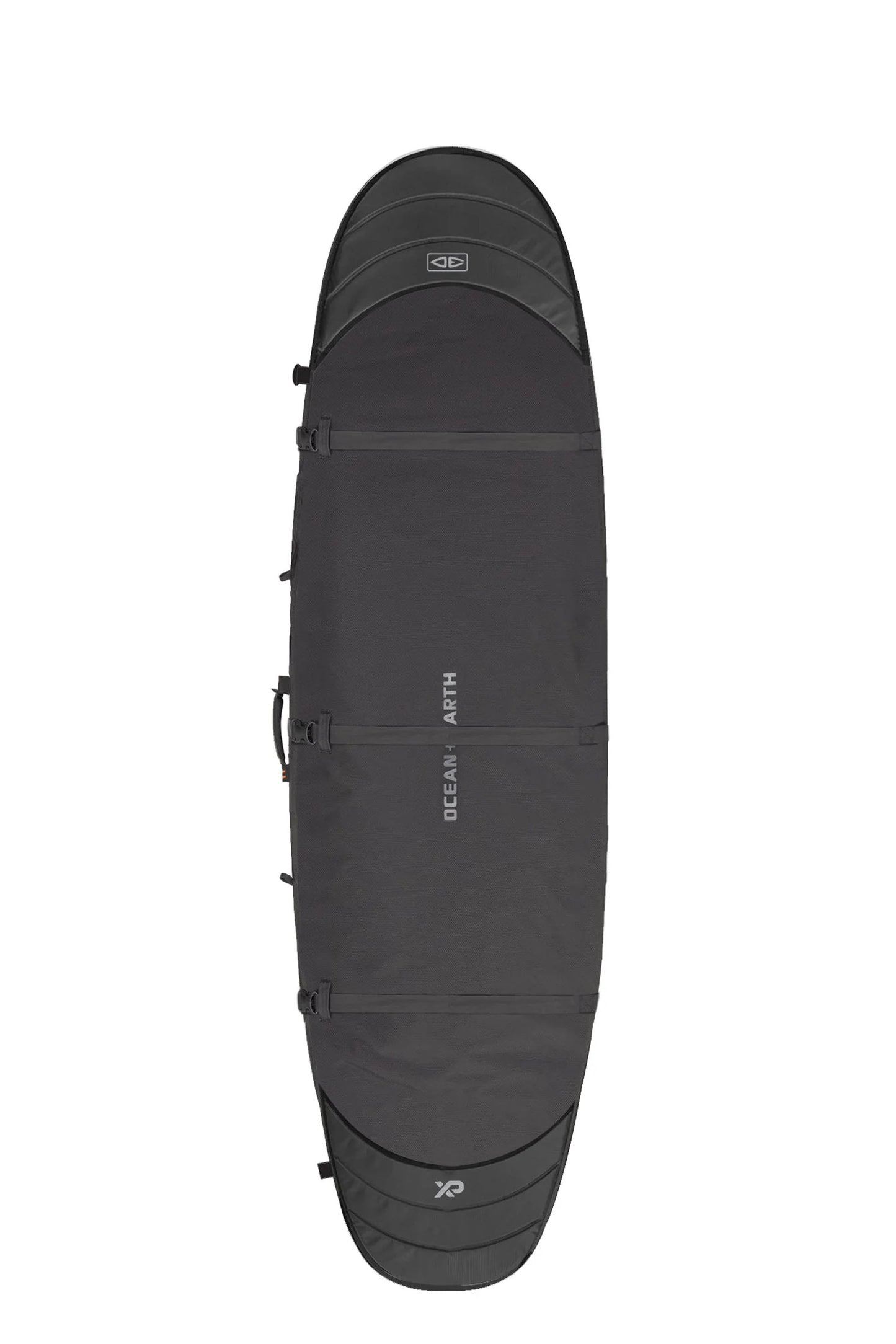 Hypa Longboard Travel Cover full front view in black