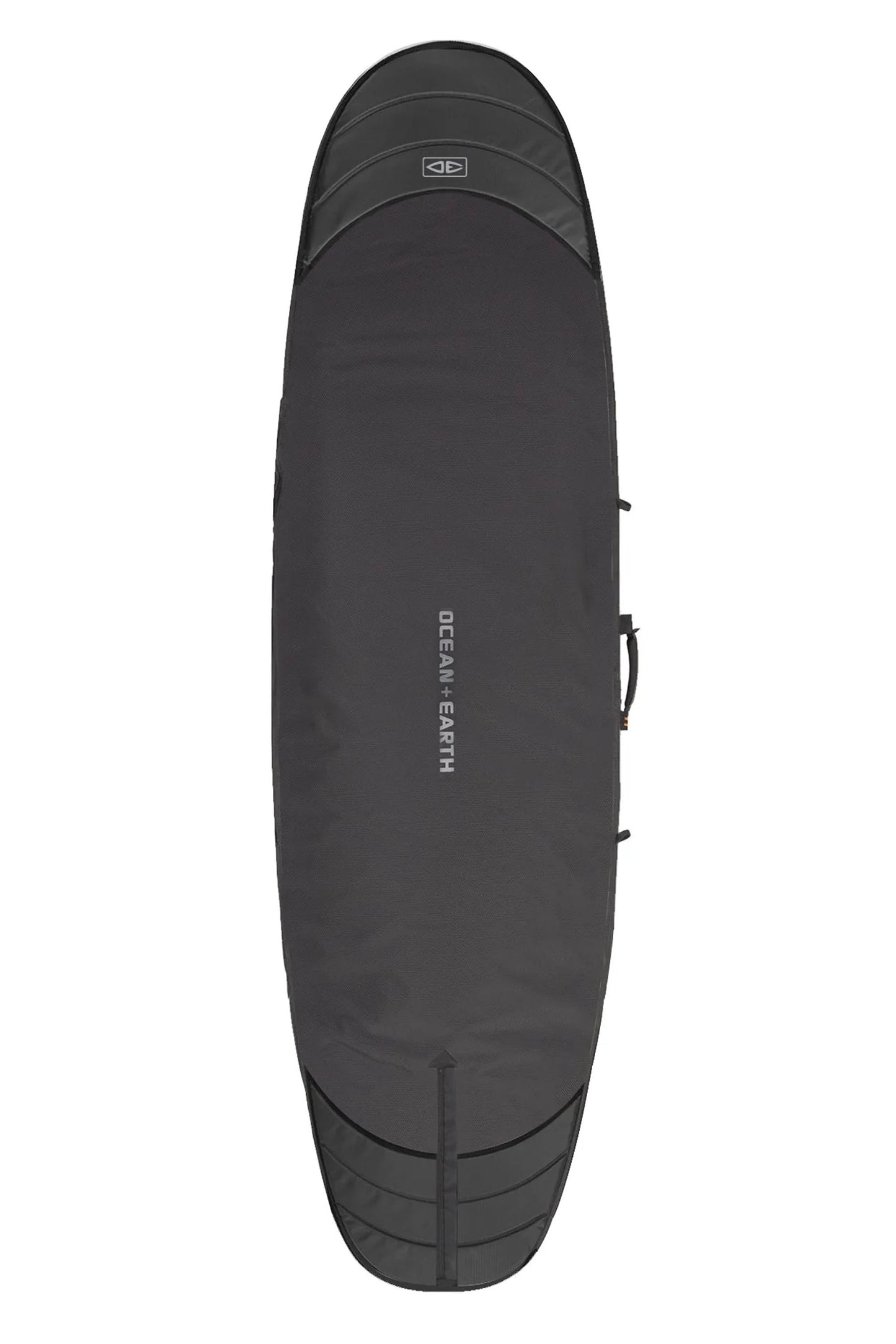 Hypa Longboard Travel Cover full back view in black