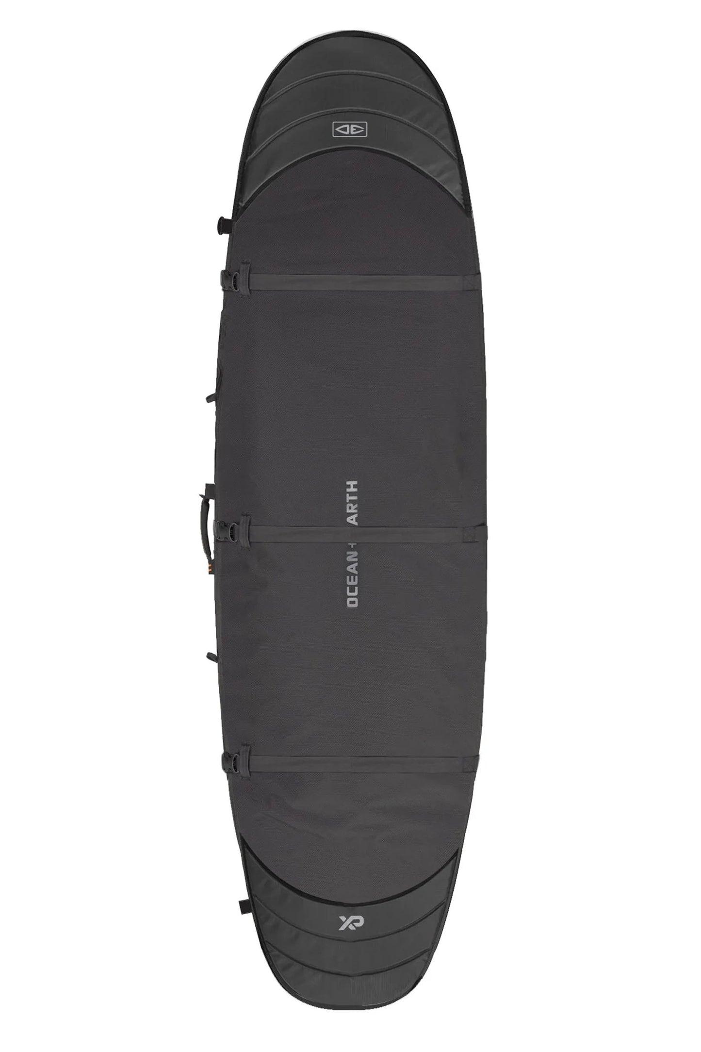 Hypa Longboard Travel Cover full front view in black