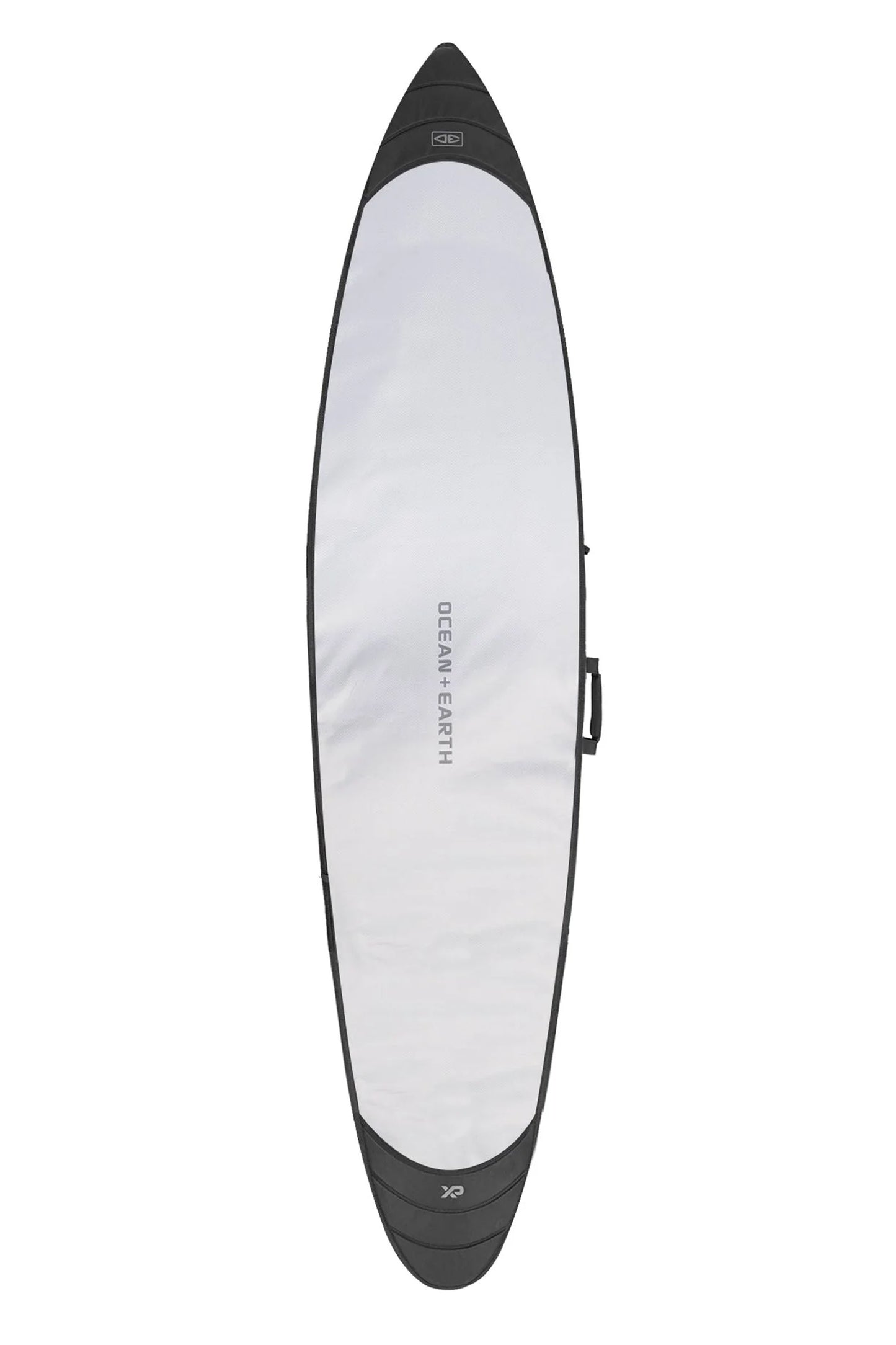 Silver heat-reflective bottom panel of the HYPA Big Wave Day Bag