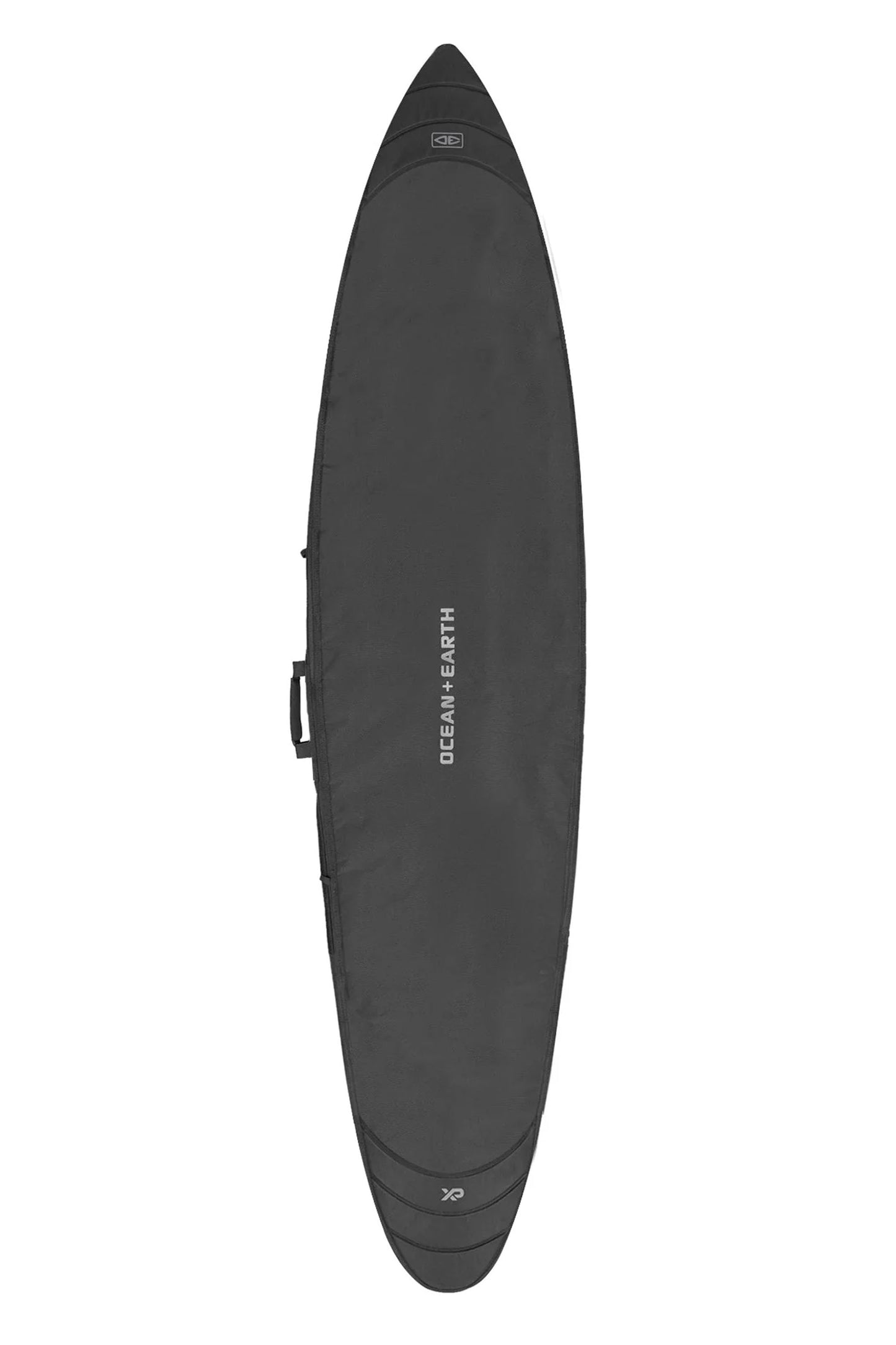 Black top panel with Ocean & Earth logo on the HYPA Big Wave Day Bag