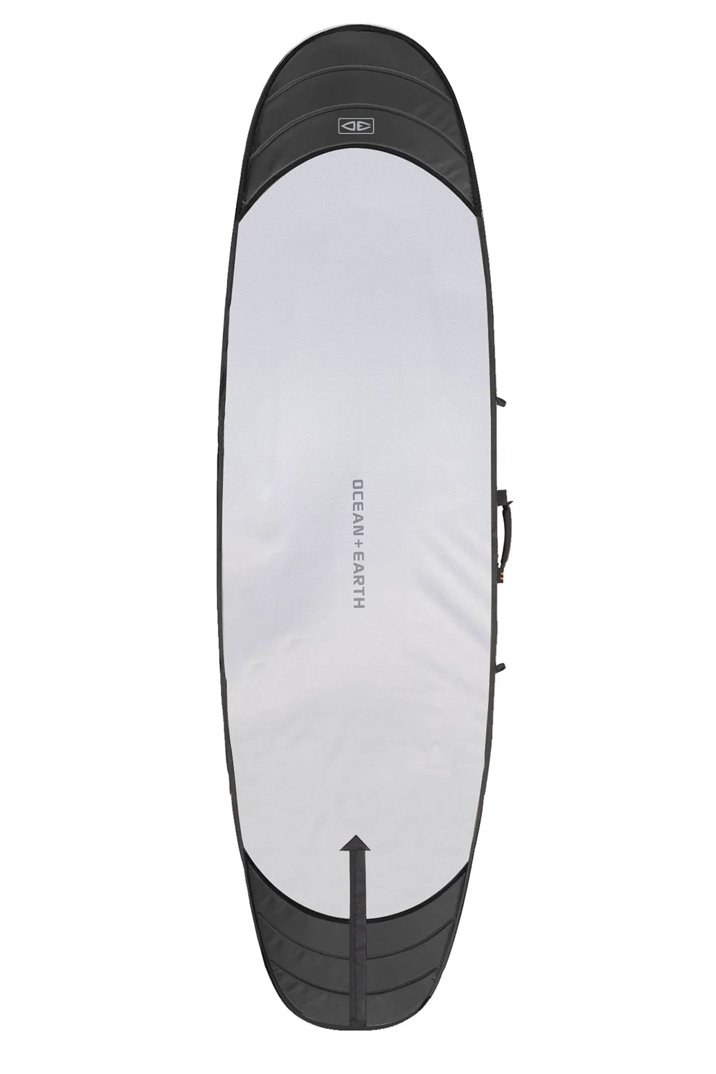 Silver heat-reflective bottom panel of Hypa Longboard Day Bag.