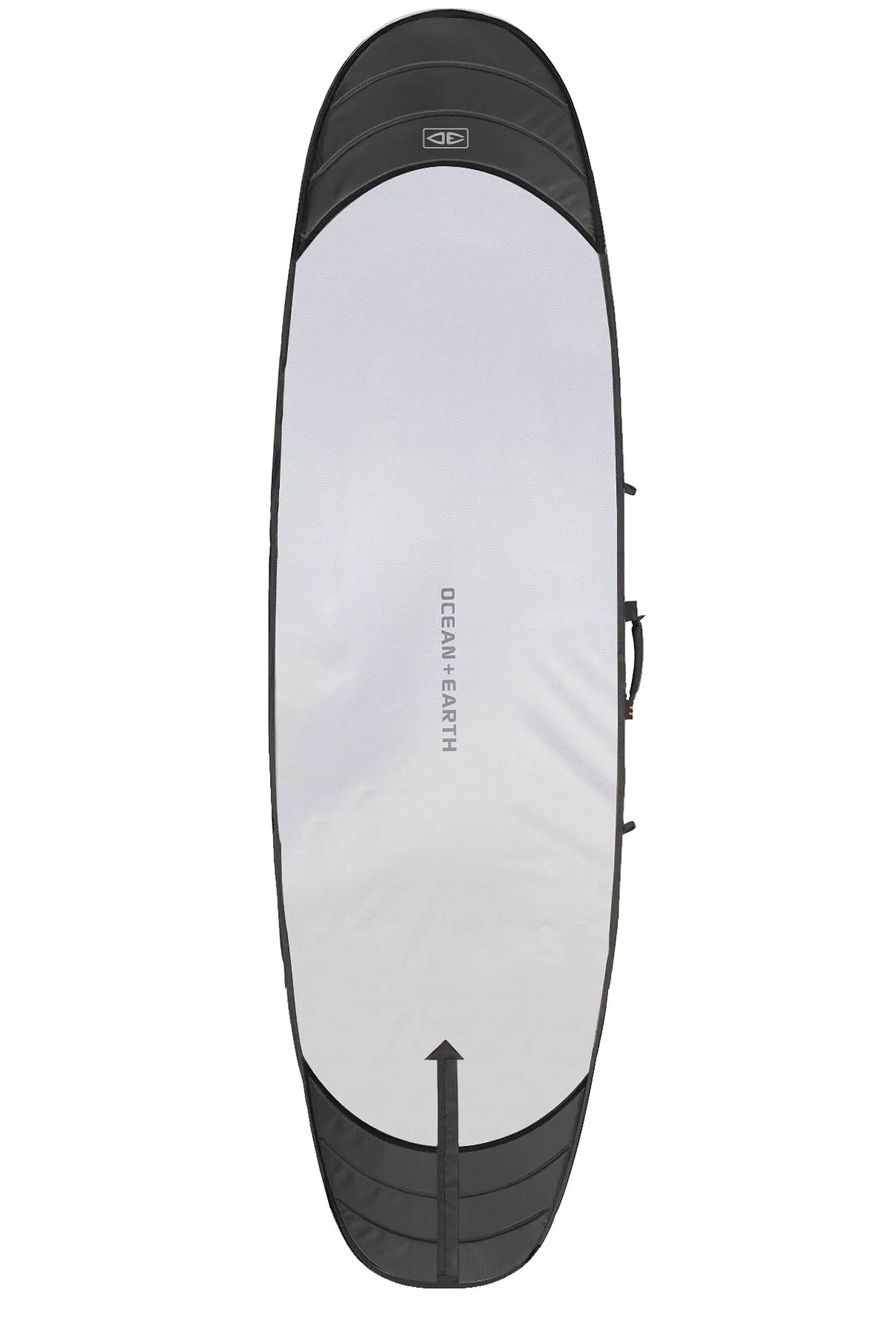 Silver heat-reflective bottom panel of Hypa Longboard Day Bag.