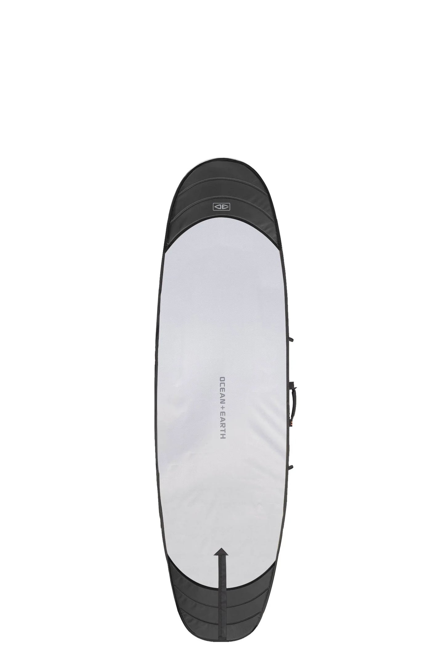 Silver heat-reflective bottom panel of Hypa Longboard Day Bag.