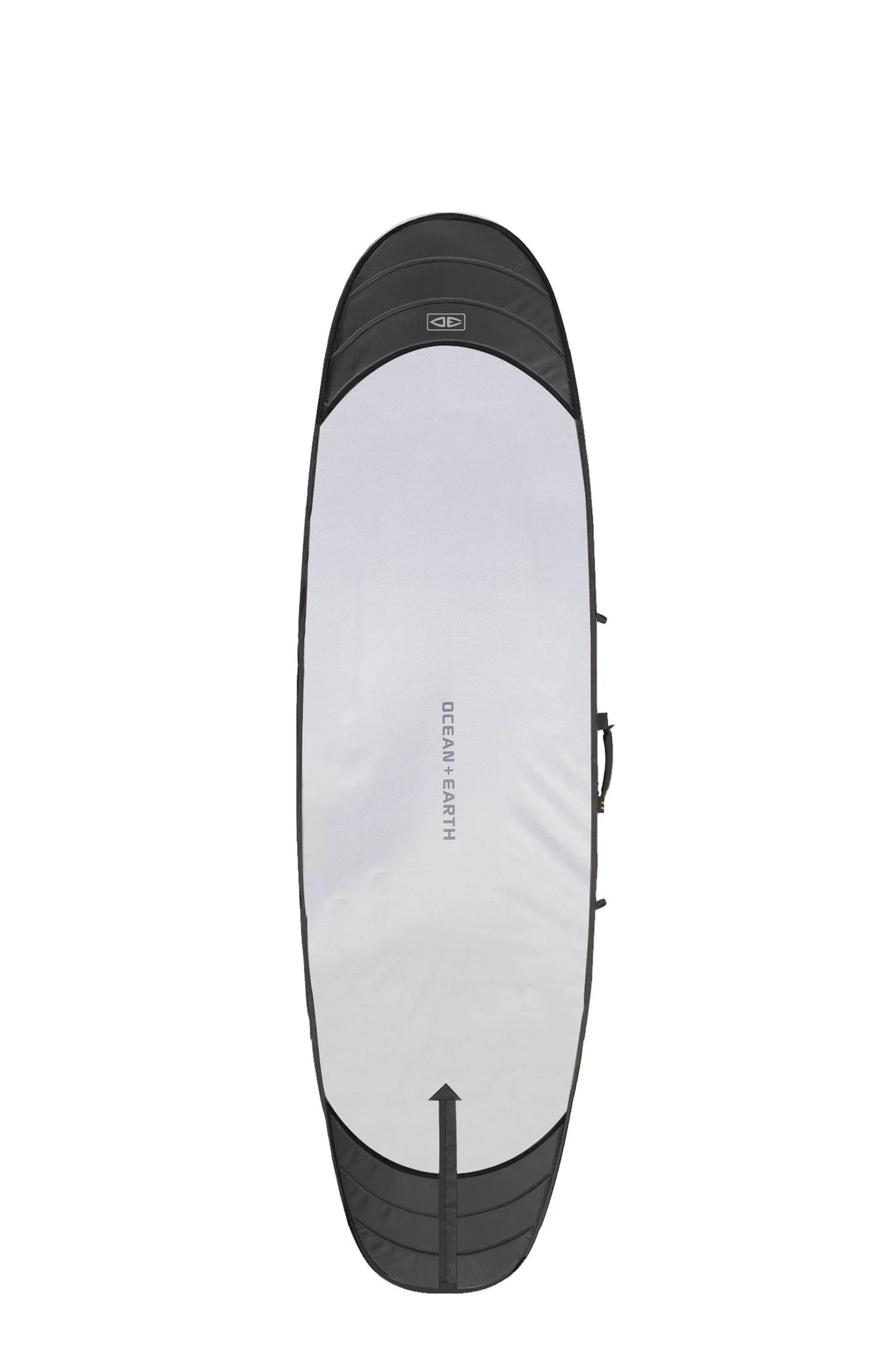 Silver heat-reflective bottom panel of Hypa Longboard Day Bag.