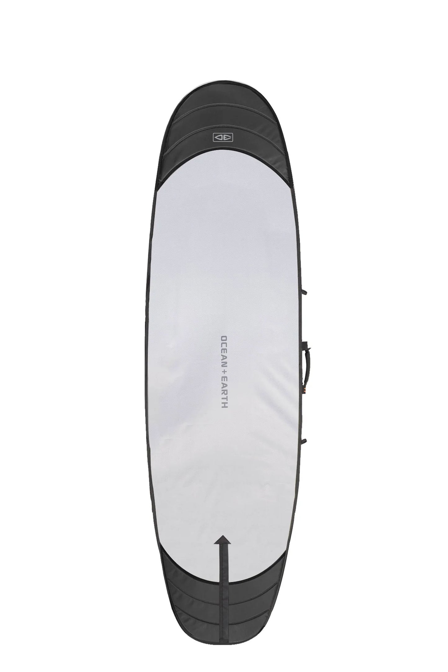 Silver heat-reflective bottom panel of Hypa Longboard Day Bag.