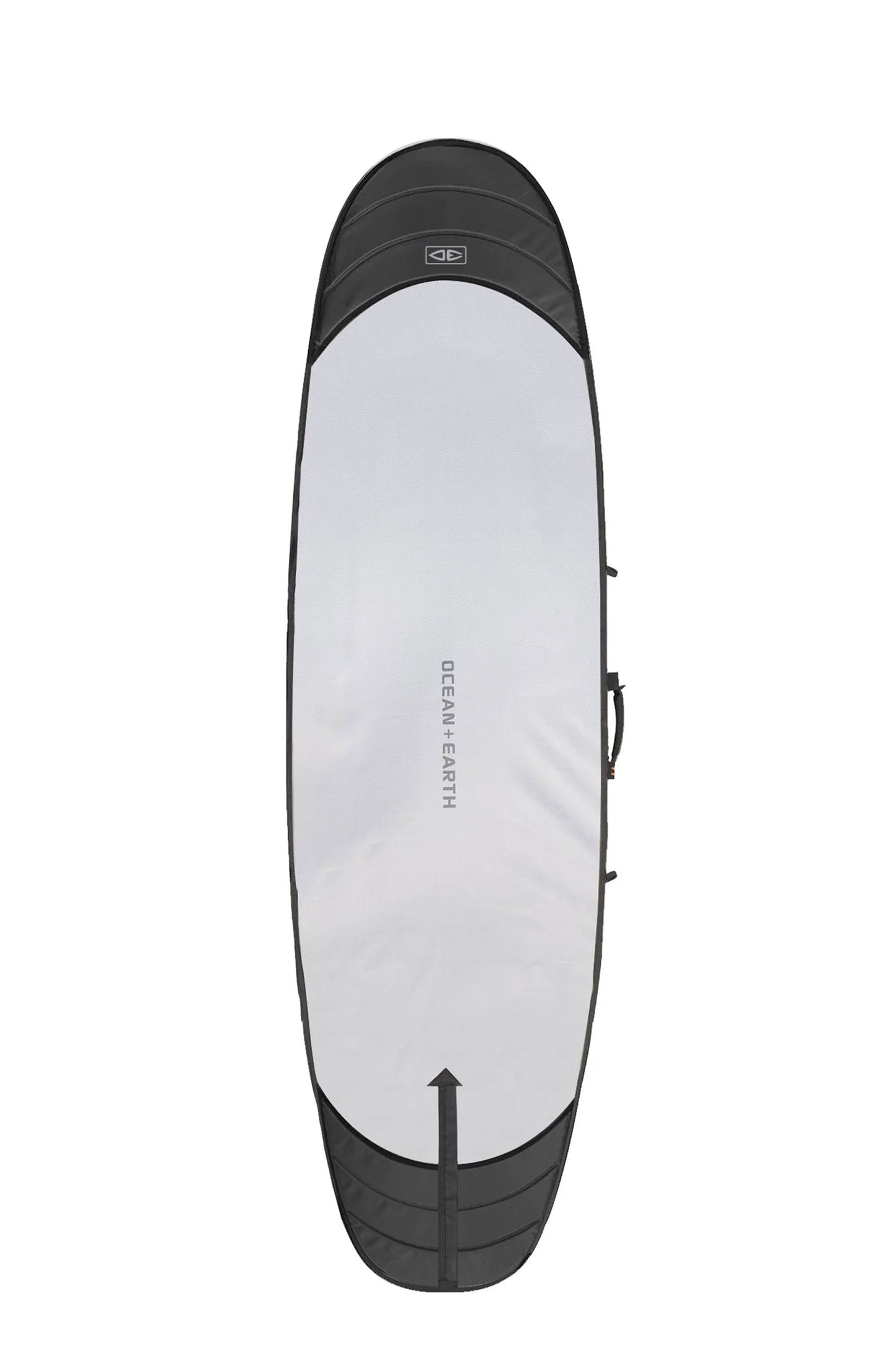 Silver heat-reflective bottom panel of Hypa Longboard Day Bag.