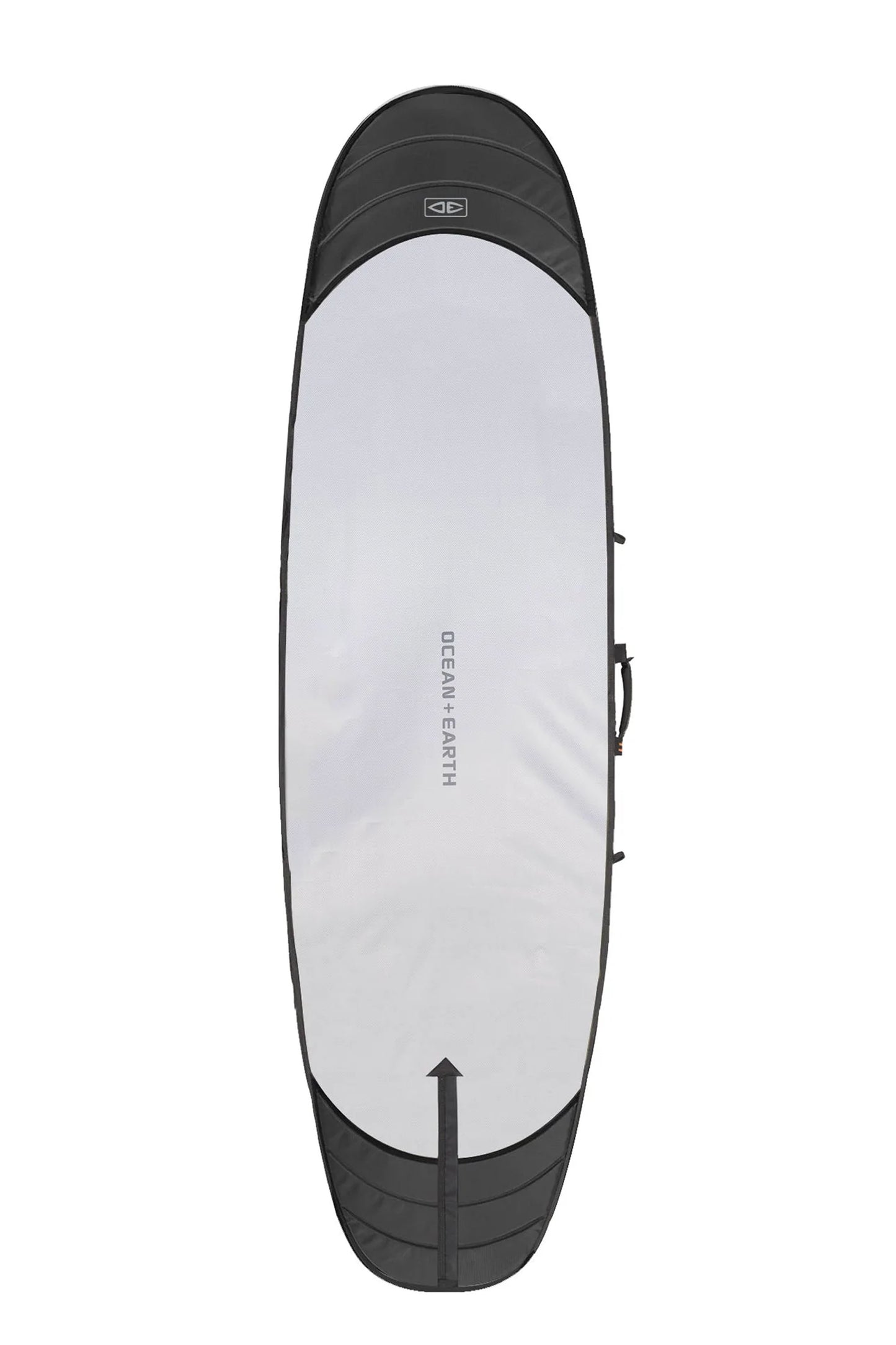 Silver heat-reflective bottom panel of Hypa Longboard Day Bag.