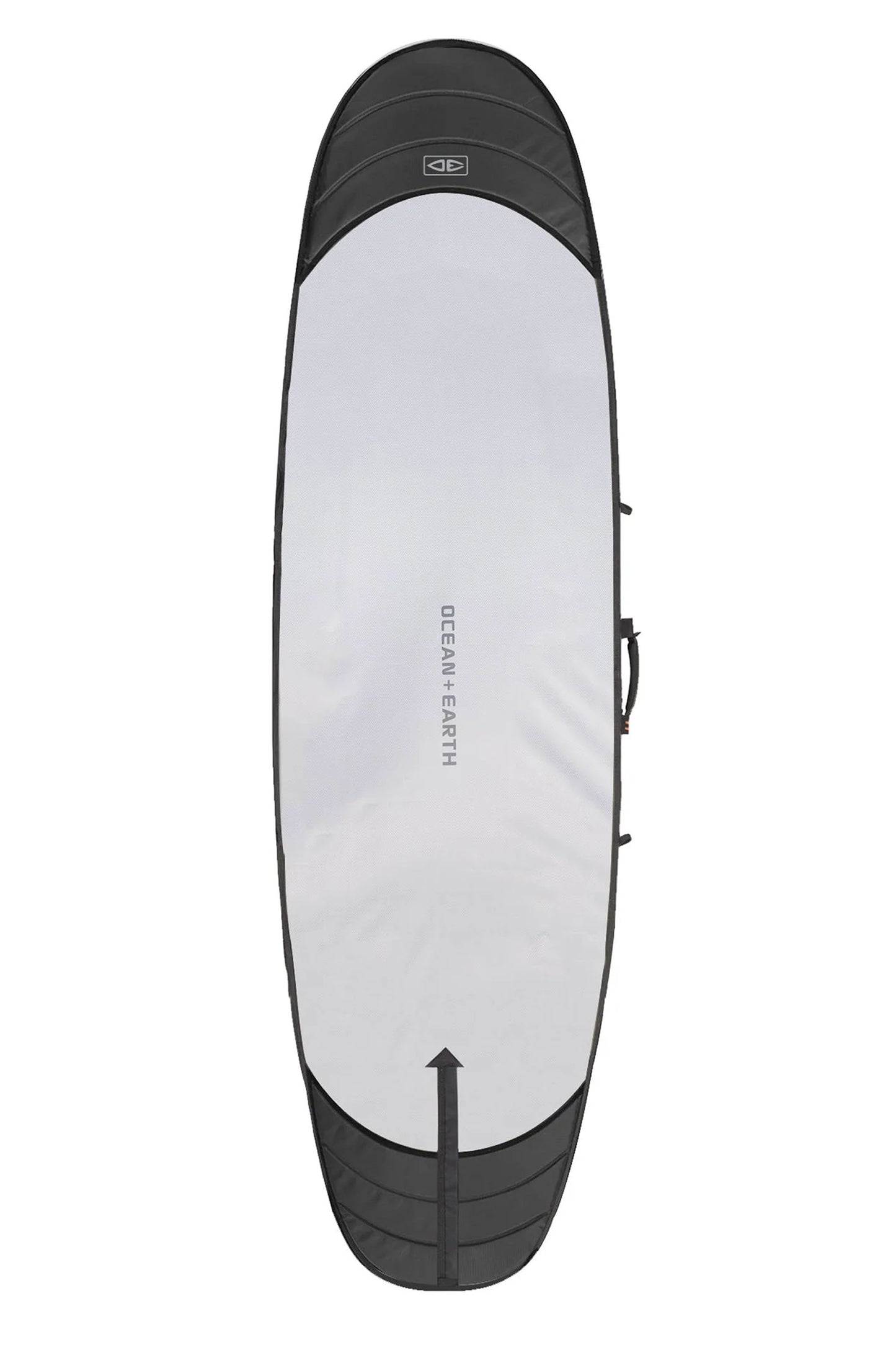 Silver heat-reflective bottom panel of Hypa Longboard Day Bag.